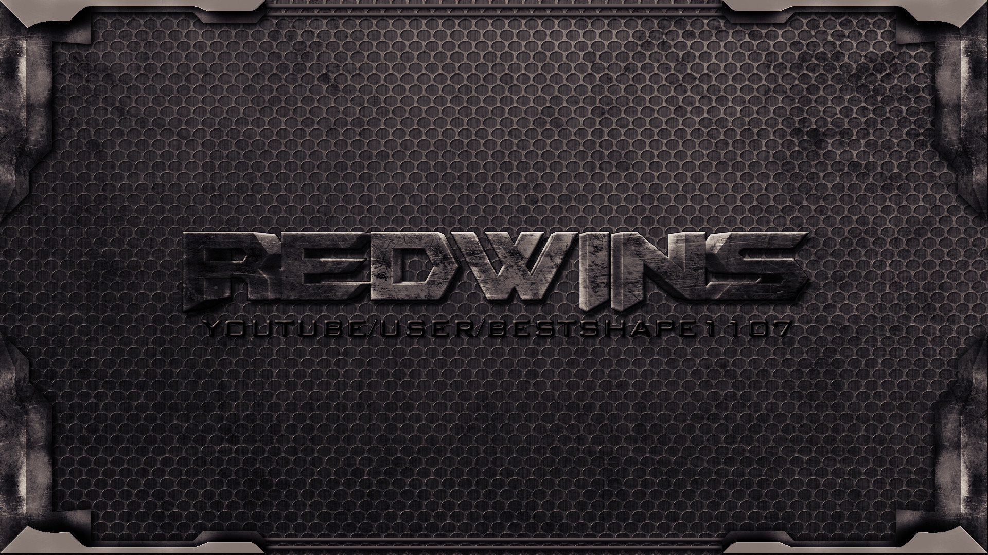 Background 3d text metal by Red wins
