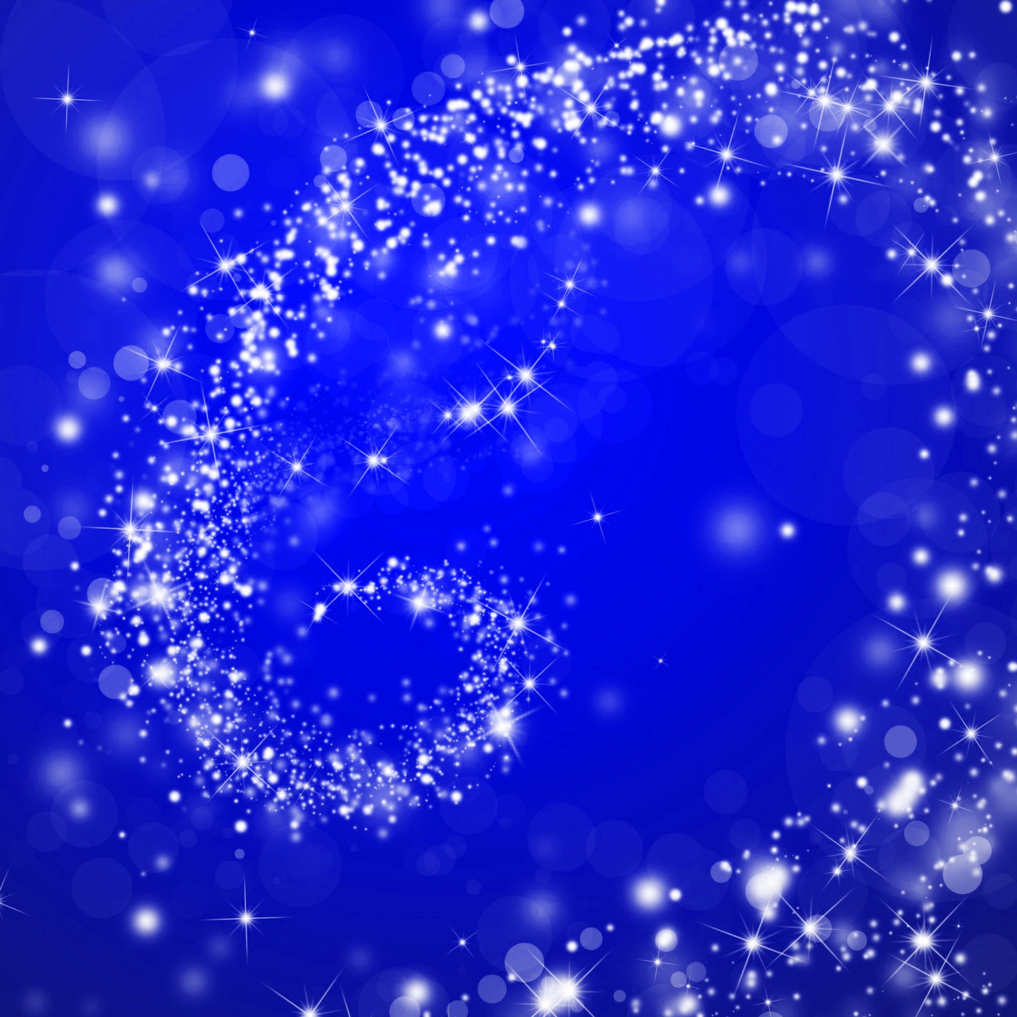 star swirl on blue christmas background image