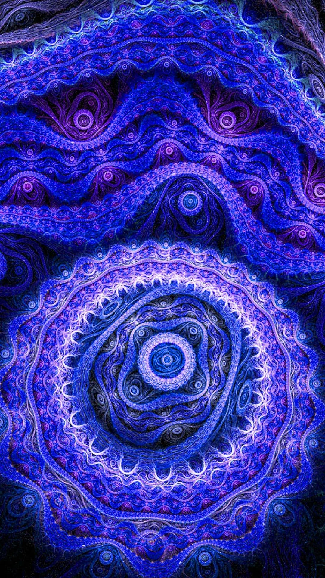 Wallpaper abstract, blue, pattern, purple, dark