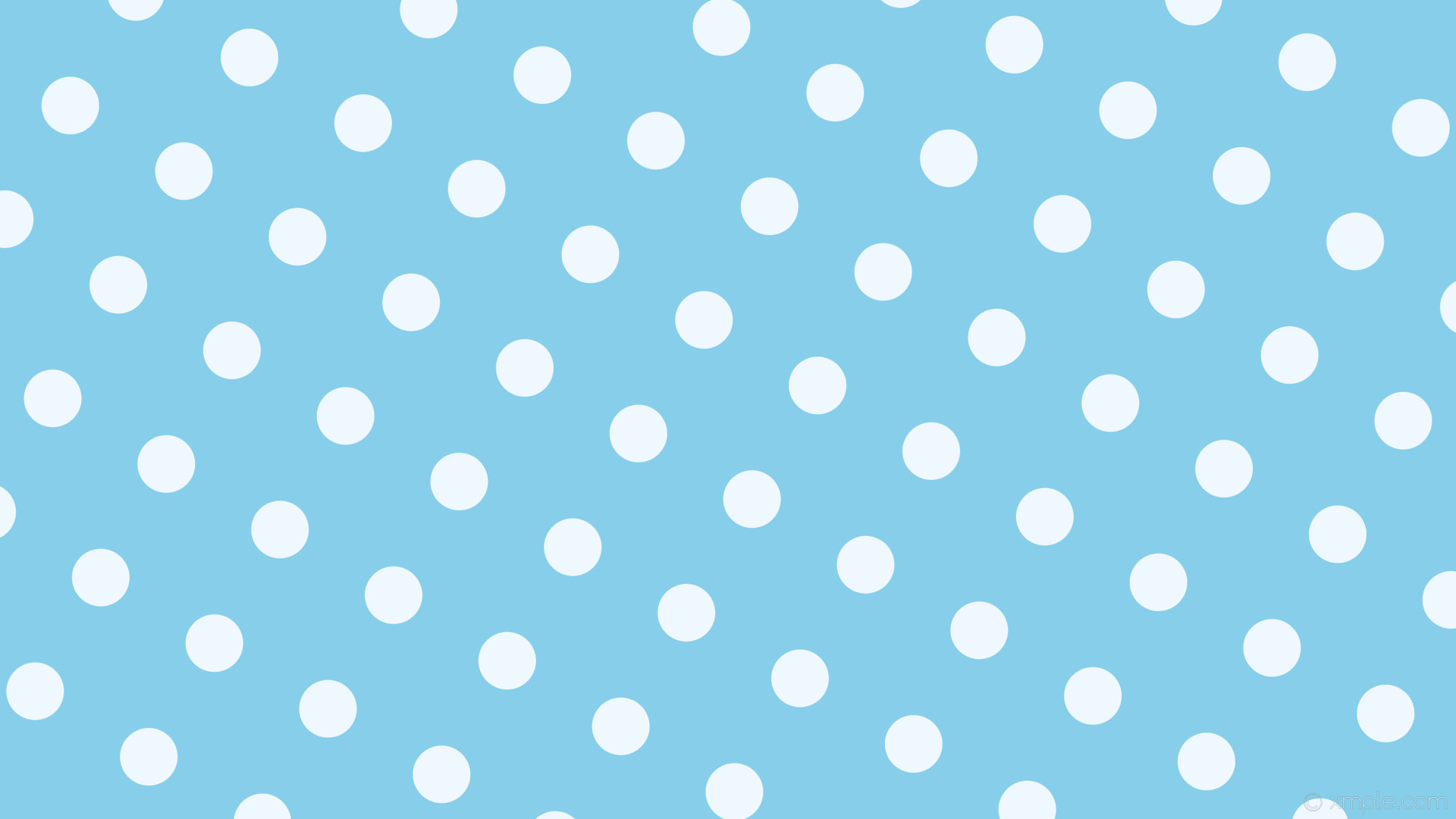 wallpaper dots spots white blue polka sky blue alice blue #87ceeb #f0f8ff  150Â°