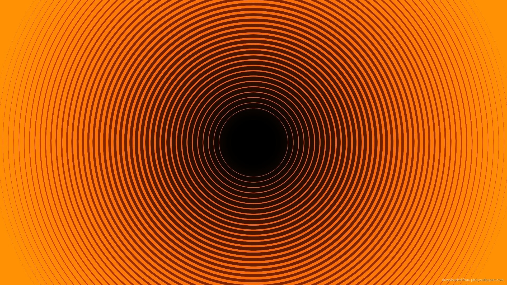Orange and Black Optical Illusion Wallpaper wallpaper