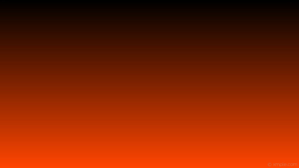 wallpaper linear gradient orange black orangered #ff4500 #000000 270Â°