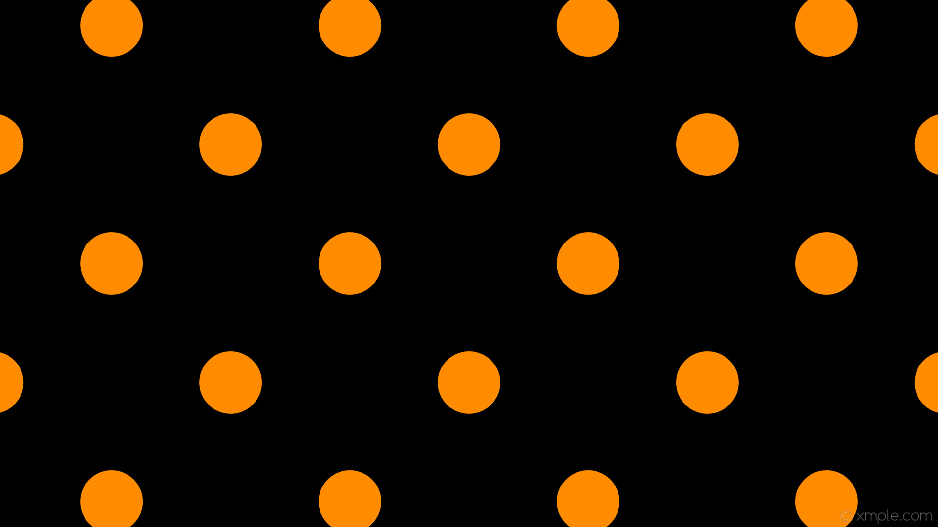 wallpaper spots black dots polka orange dark orange #000000 #ff8c00 225Â°  128px 345px