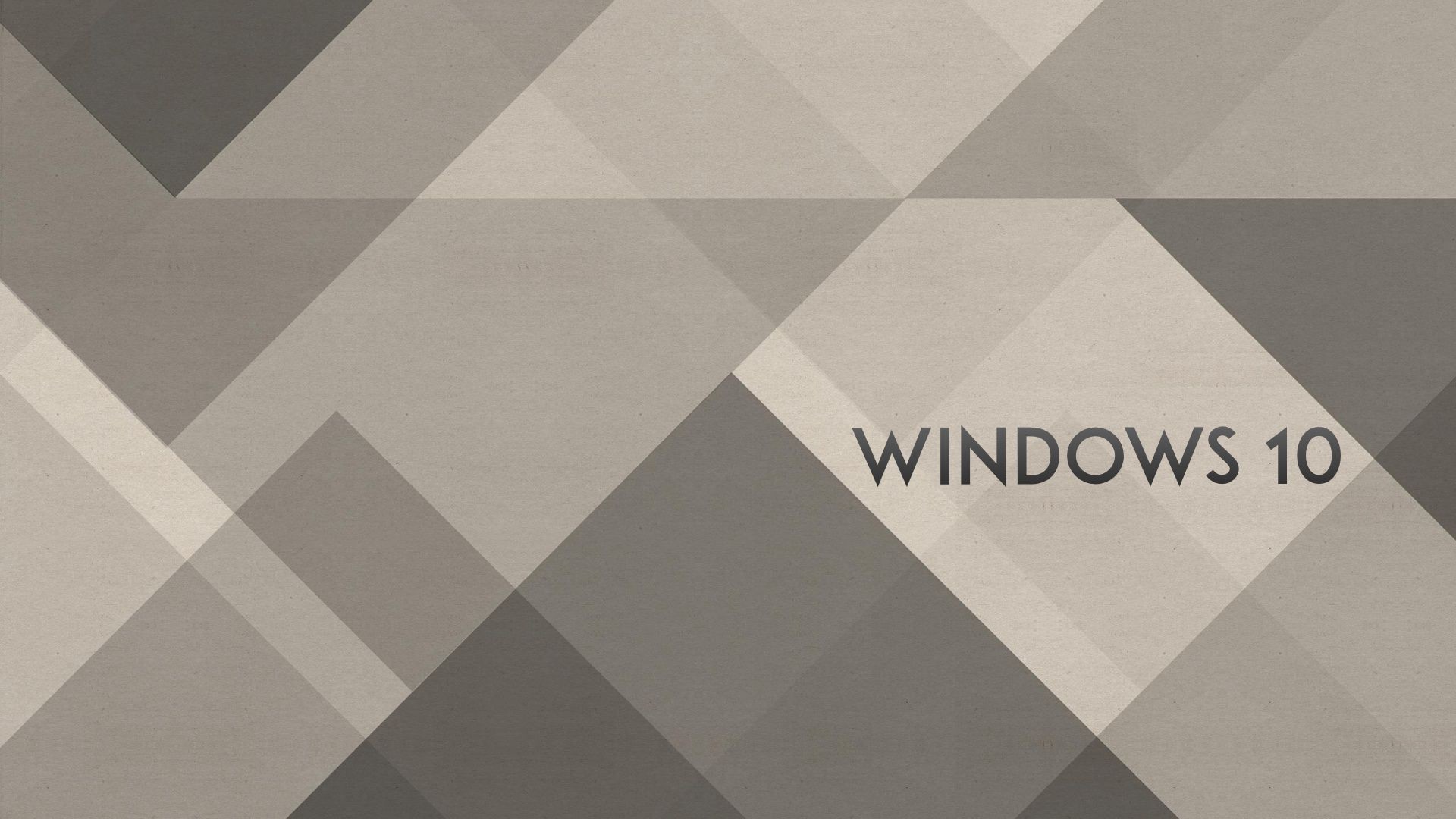 Windows 10 Wallpaper 1080p Full HD Grey Abstract