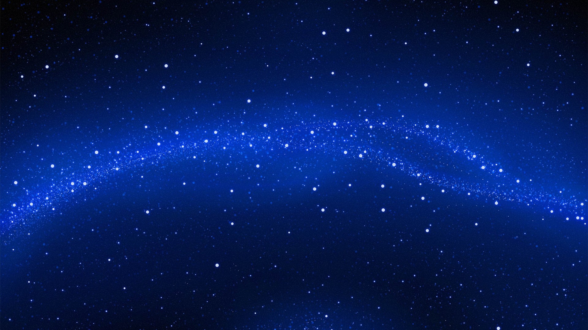 Space, stars, blue background