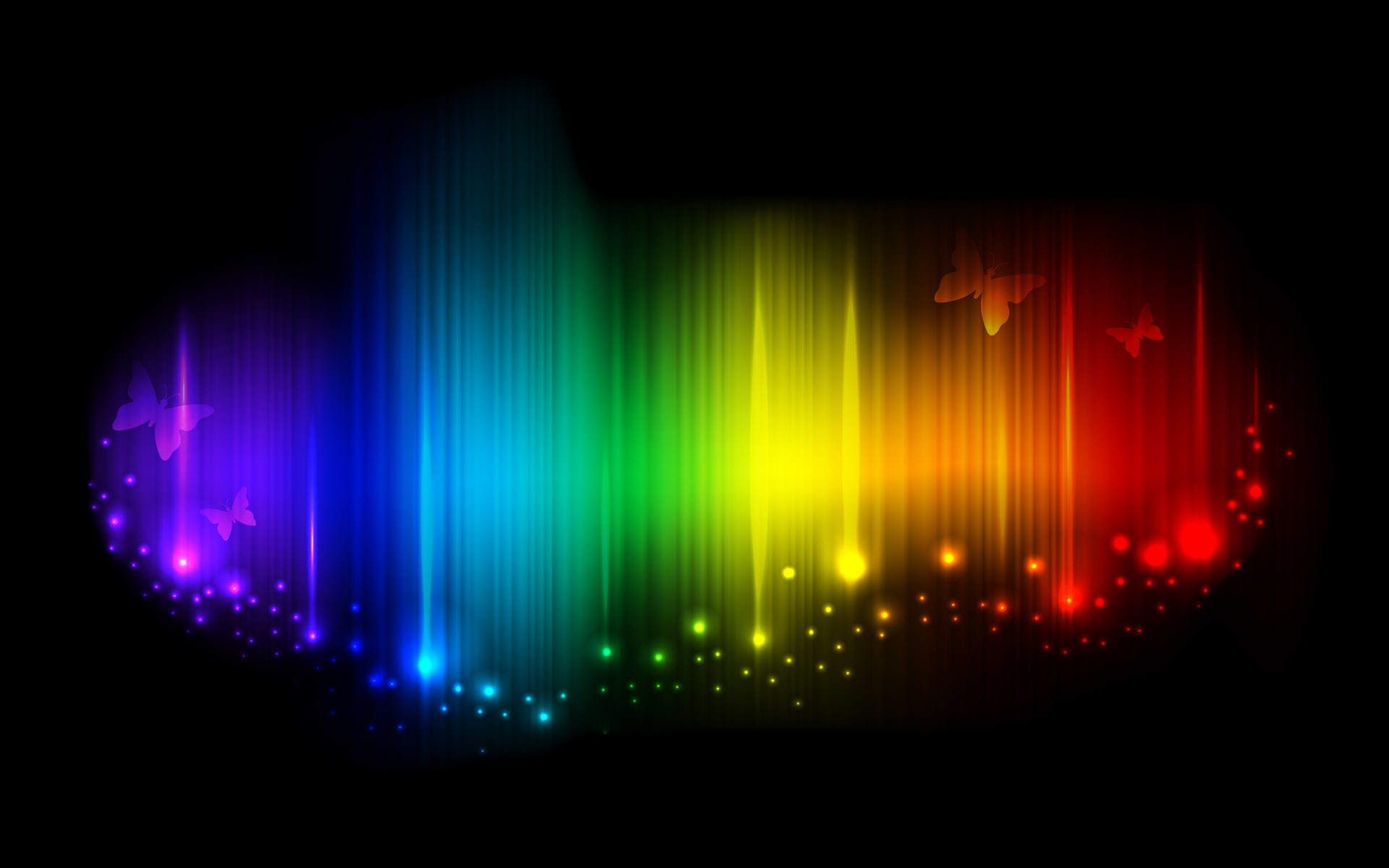 Abstract rainbow colors background Trivia fact ROY G BIV or ROYGBIV