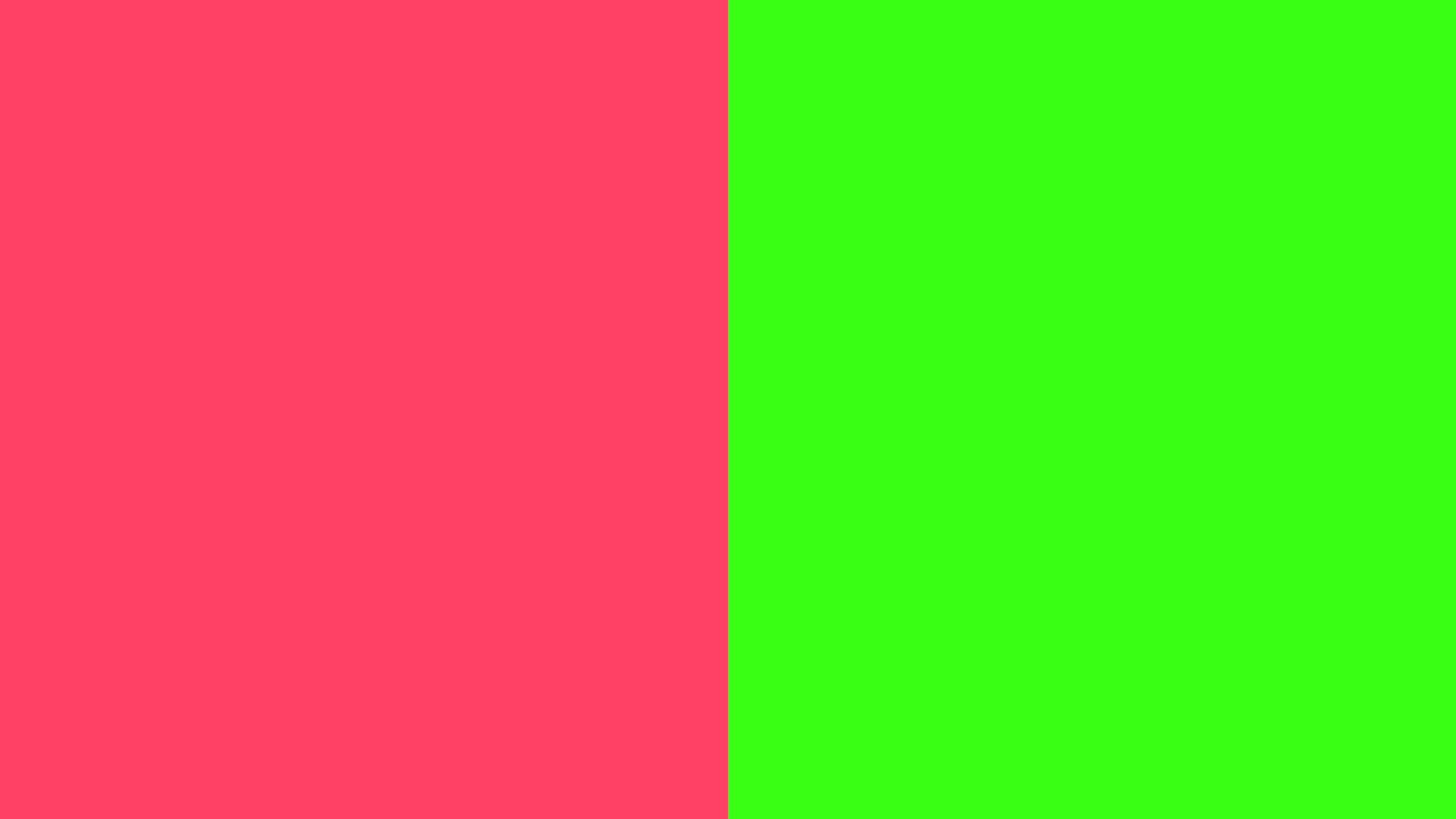 2560×1440 neon fuchsia neon green two color background