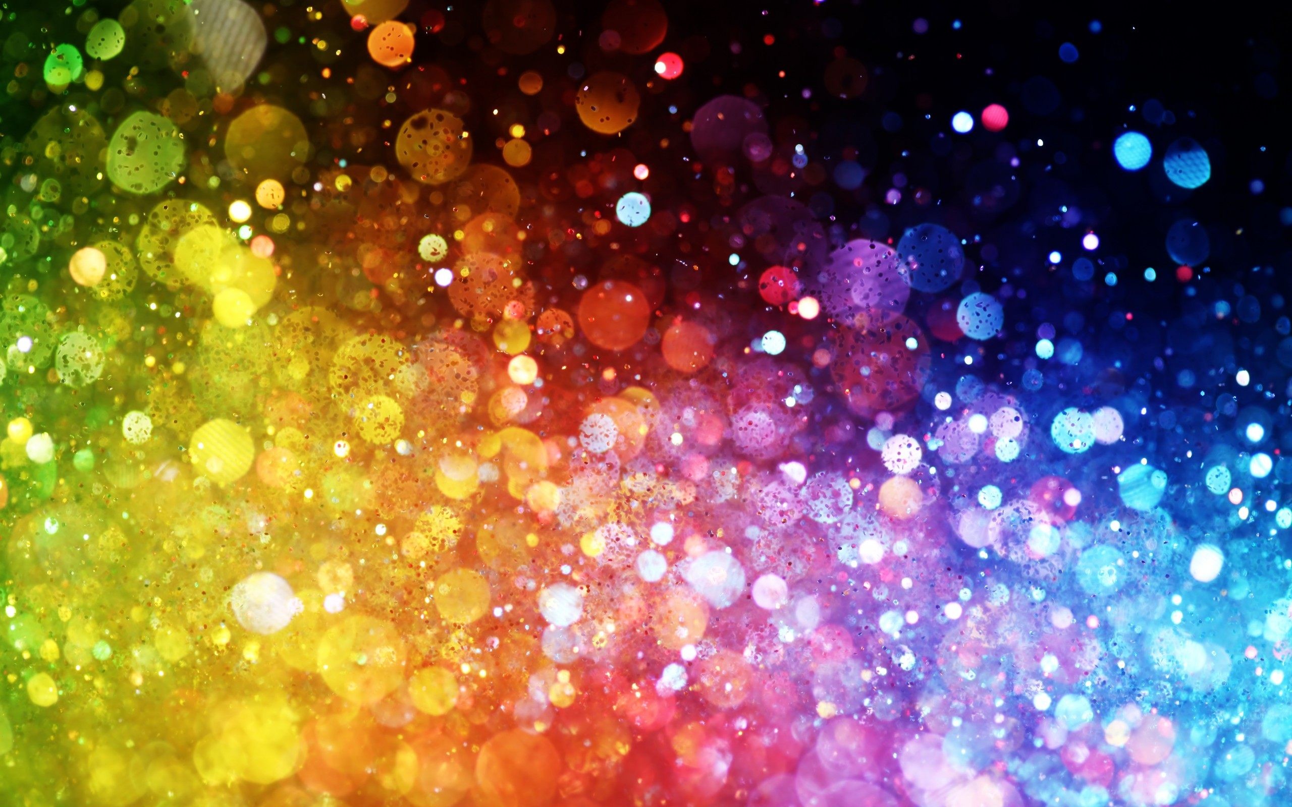 Colours Of Rainbow Dots Abstract Wallpaper