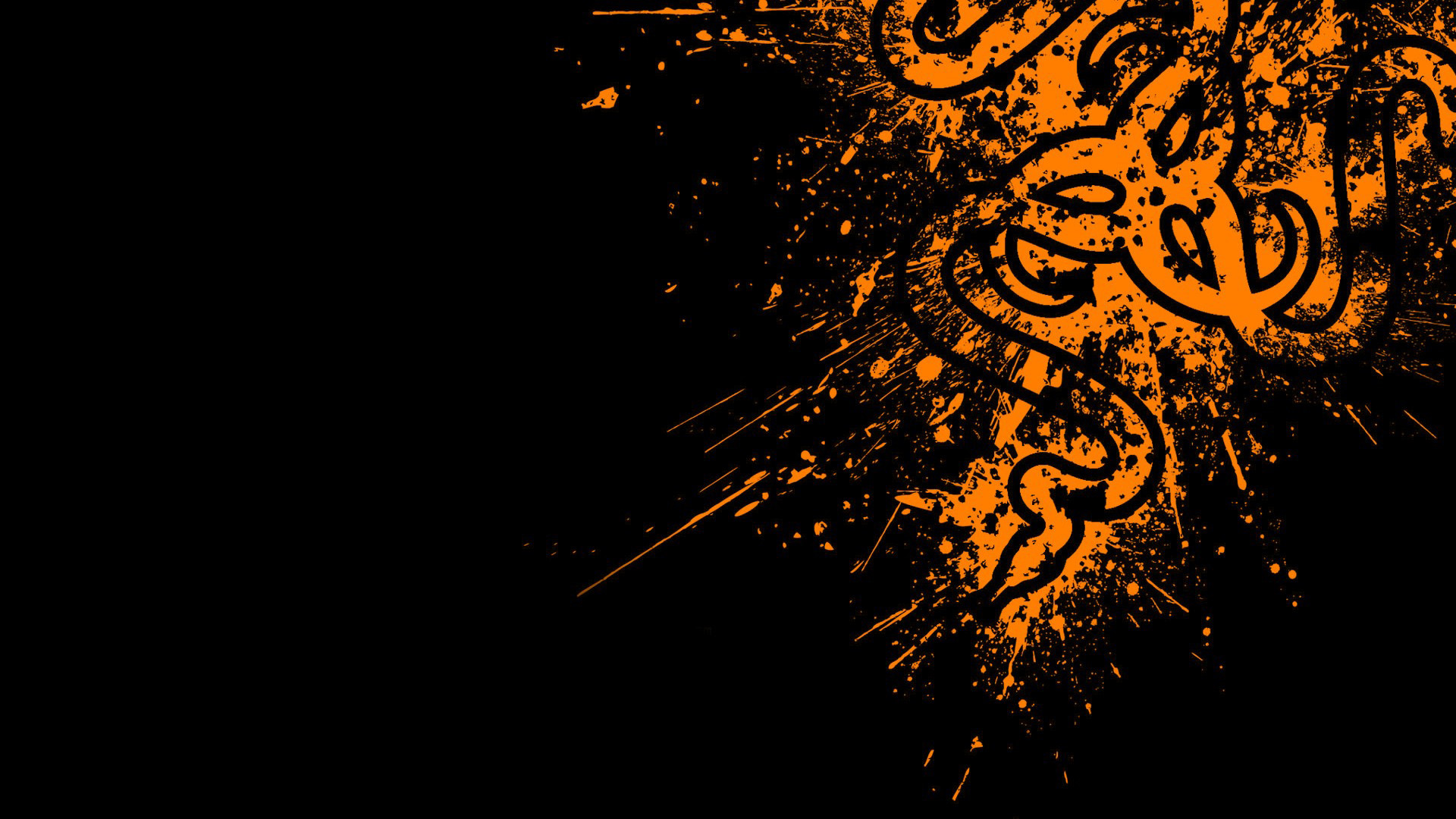 Black Orange Wallpaper Desktop Background – Ndemok.com