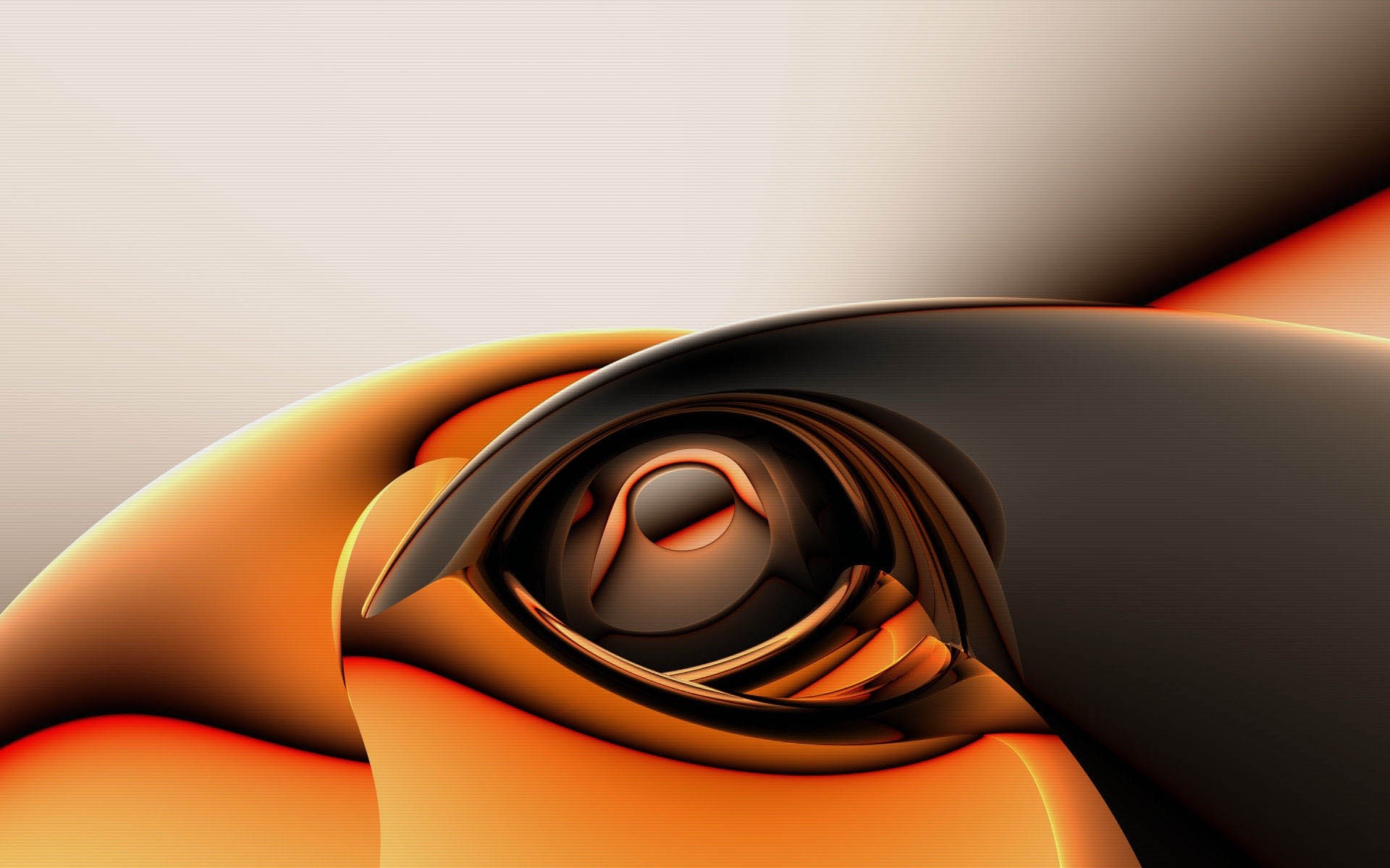 Abstract Creation In Orange And Black Wallpapers HD / Desktop and Mobile Backgrounds