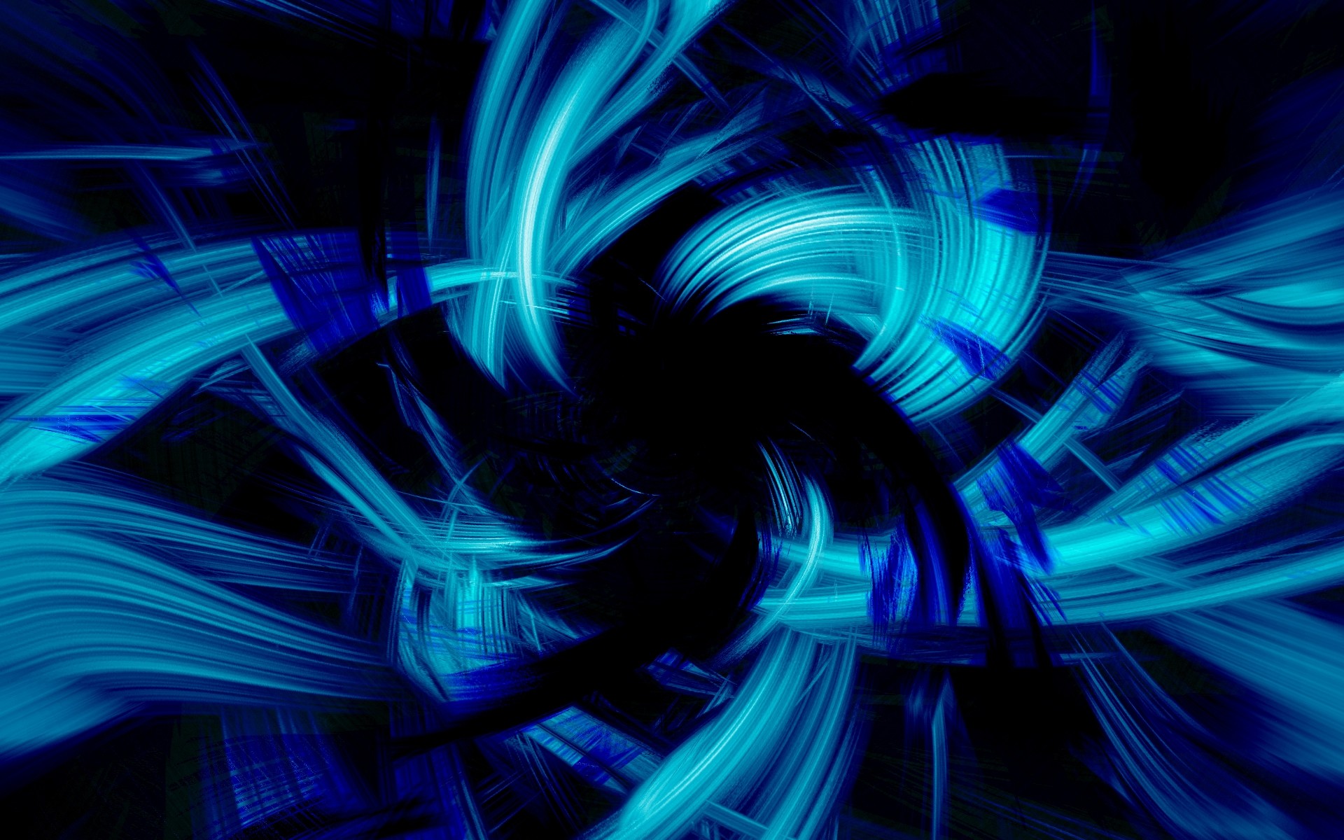 Preview wallpaper blue, black, abstract, brush 1920×1200