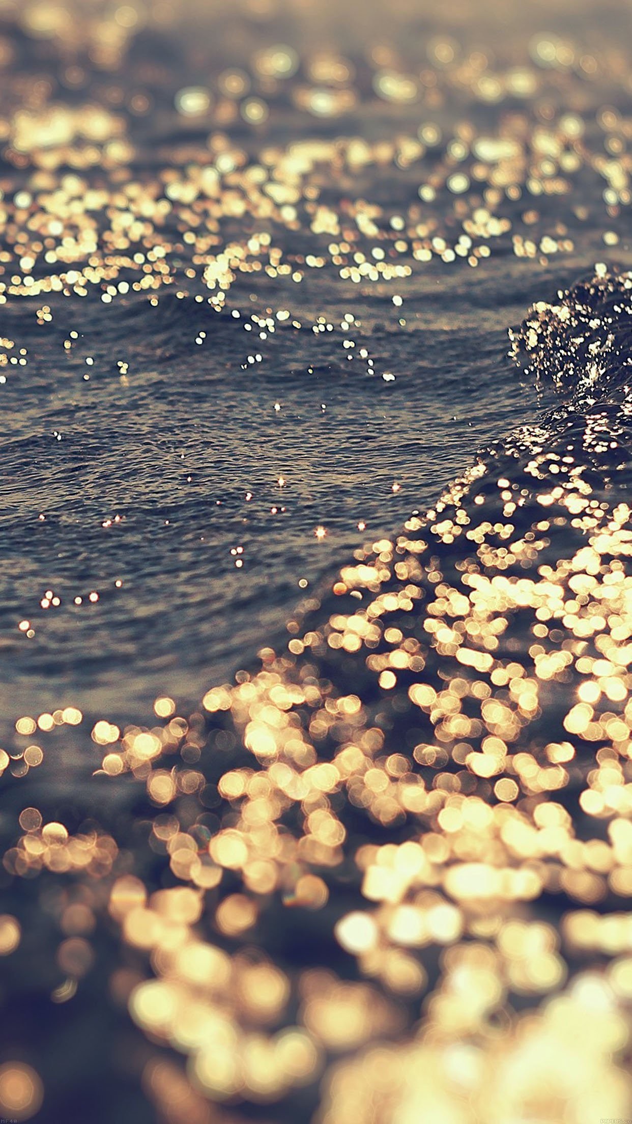 … gold sea water sunset ocean iphone 7 wallpaper …