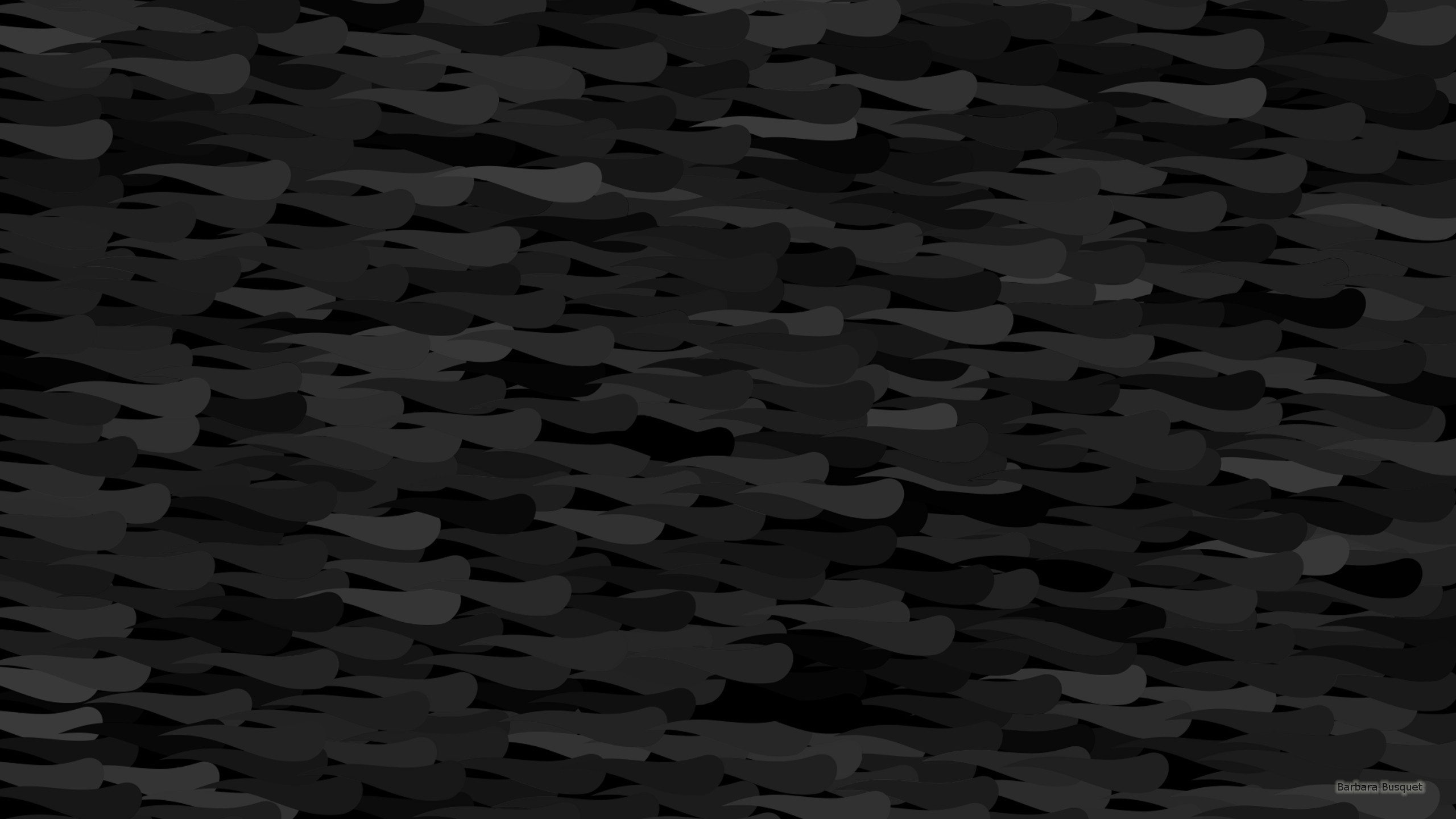 Black abstract wallpaper with dark gray shapes