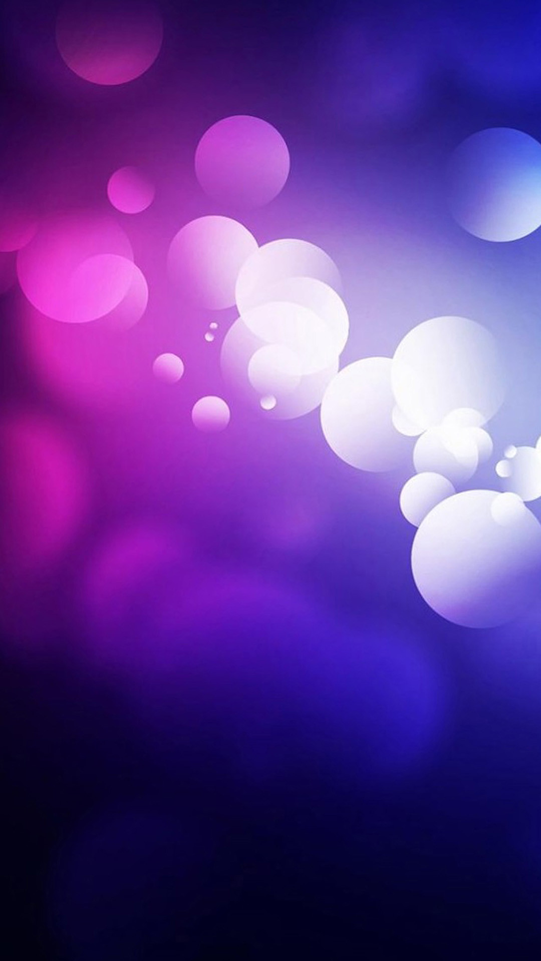 Purple Abstract Bubbles #iPhone #plus #Wallpaper