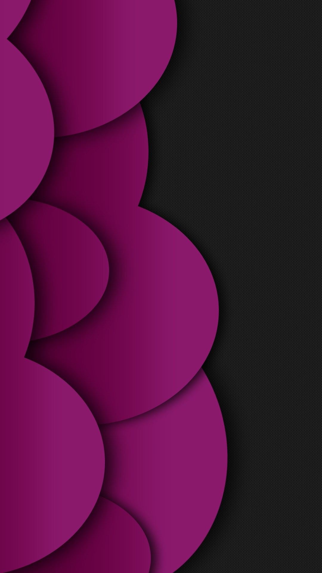 Purple Hearts Pattern Dark iPhone 6 Plus HD Wallpaper …