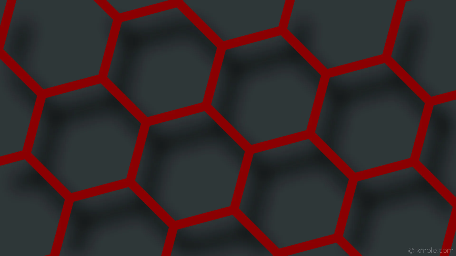 Wallpaper beehive red hexagon gray drop shadow dark red b0000 f3638 45 38px