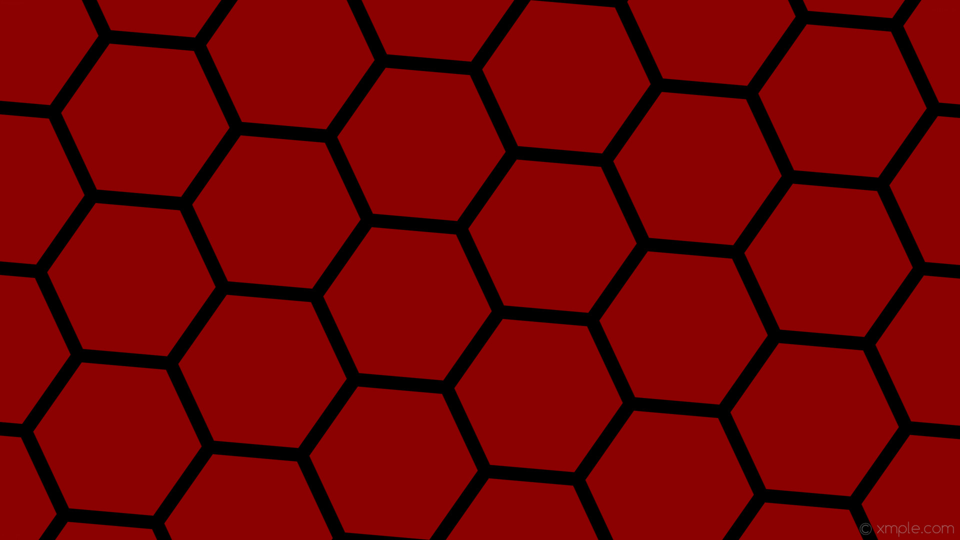 wallpaper red hexagon black honeycomb beehive dark red #8b0000 #000000  diagonal 25Â° 27px