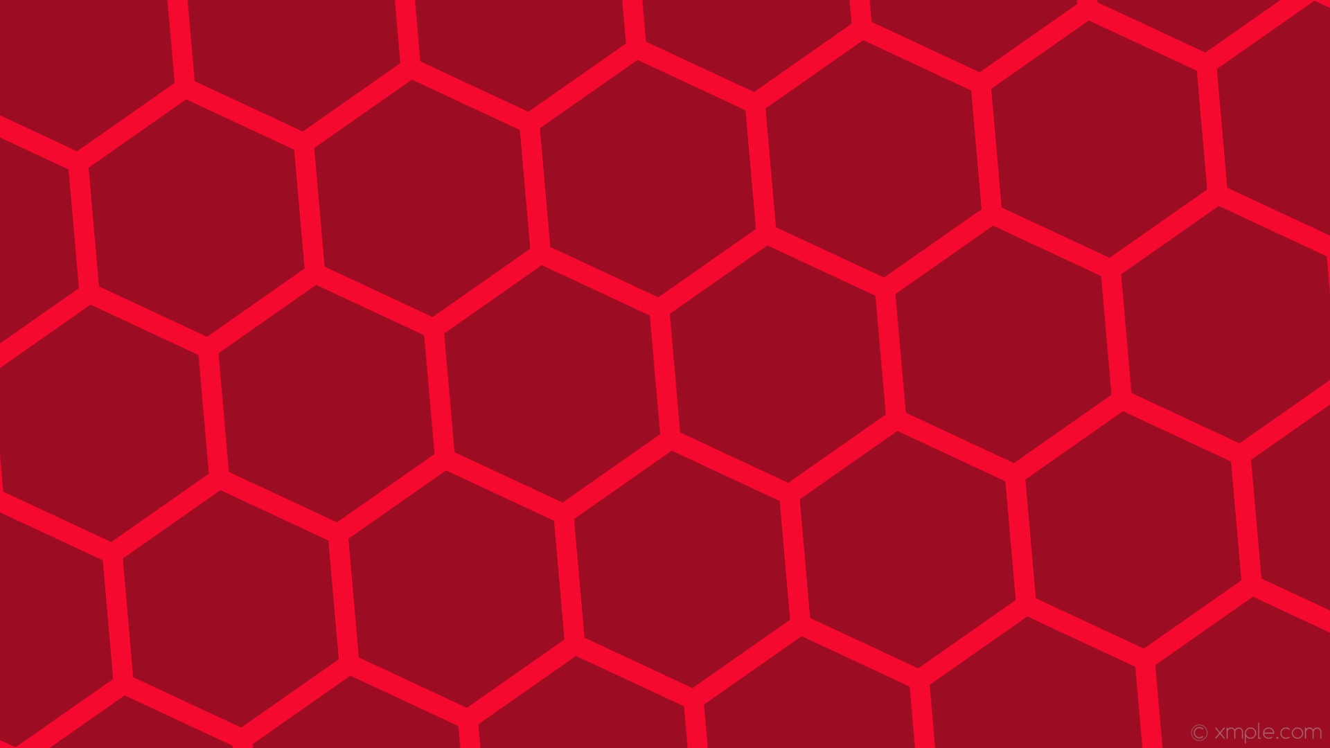wallpaper hexagon beehive red honeycomb #9c0c22 #f6092e diagonal 5Â° 29px  327px