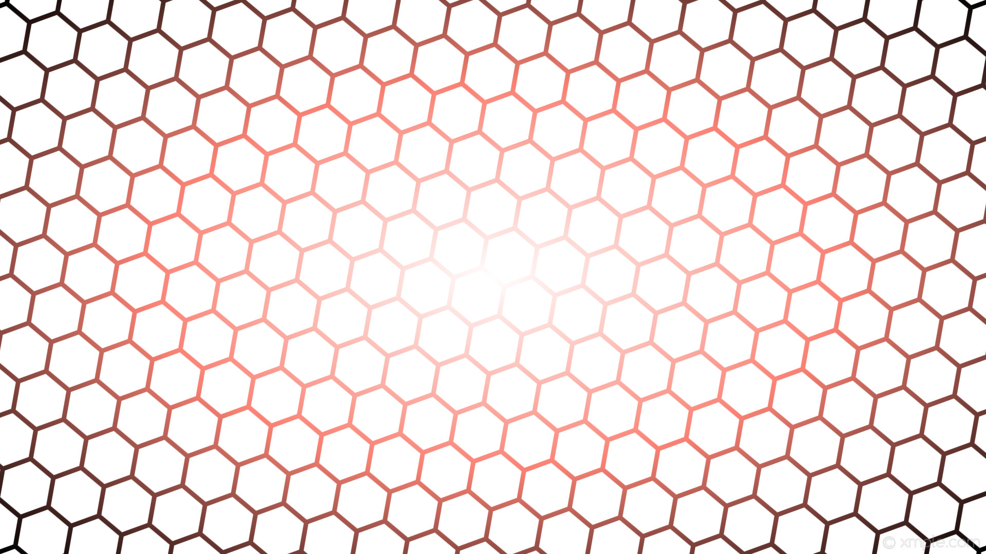 Wallpaper glow hexagon black red gradient white #ffffff #ffffff