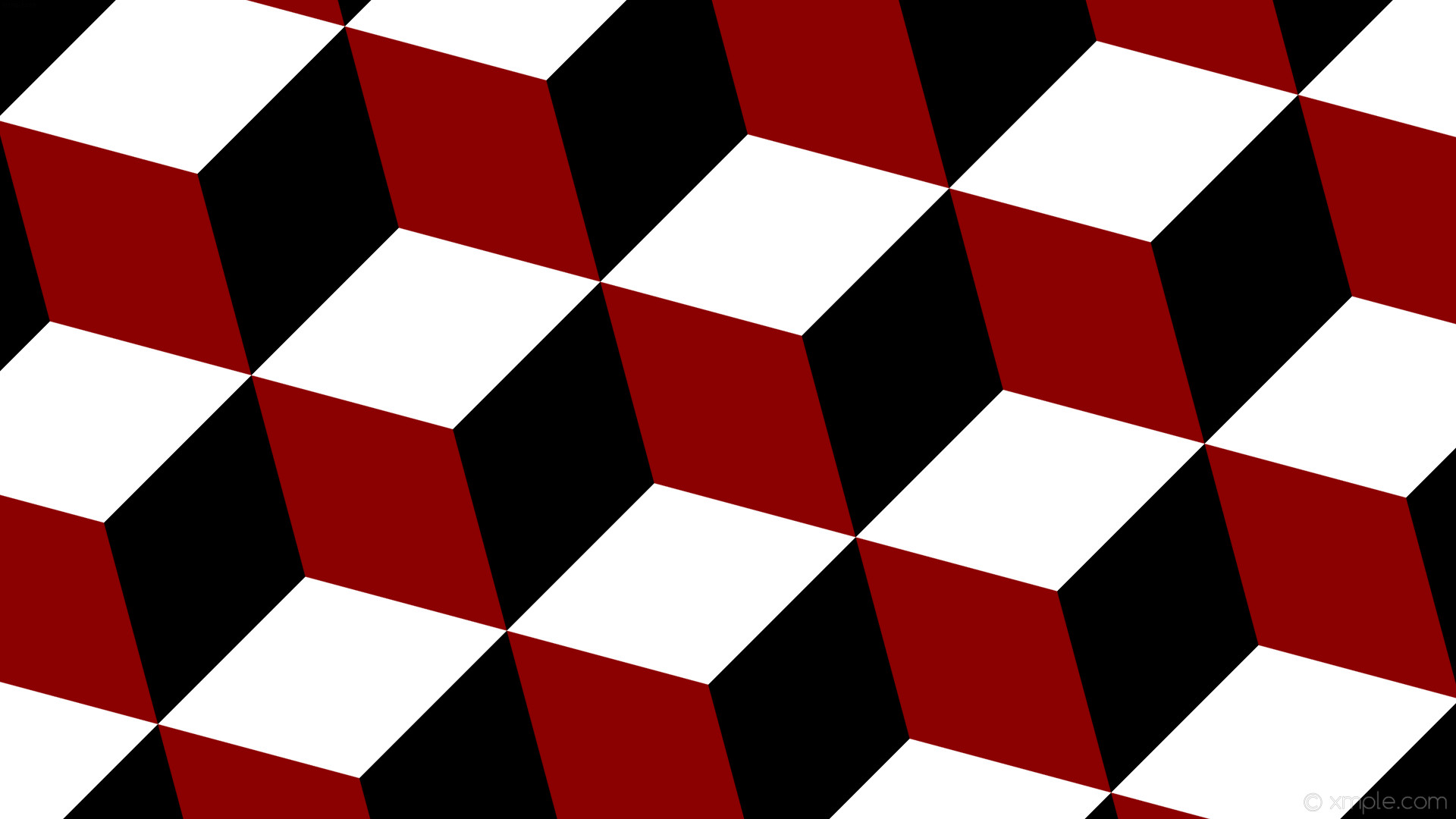 Wallpaper red 3d cubes black white dark red b0000 #ffffff 135