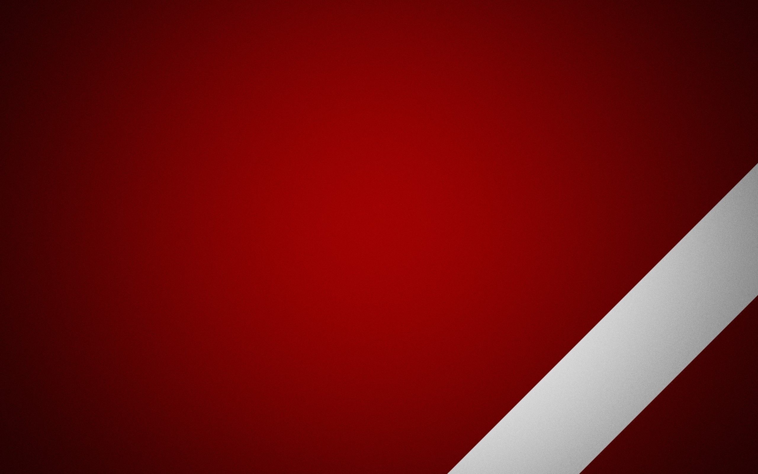 White Stripe On Red Background Wallpaper