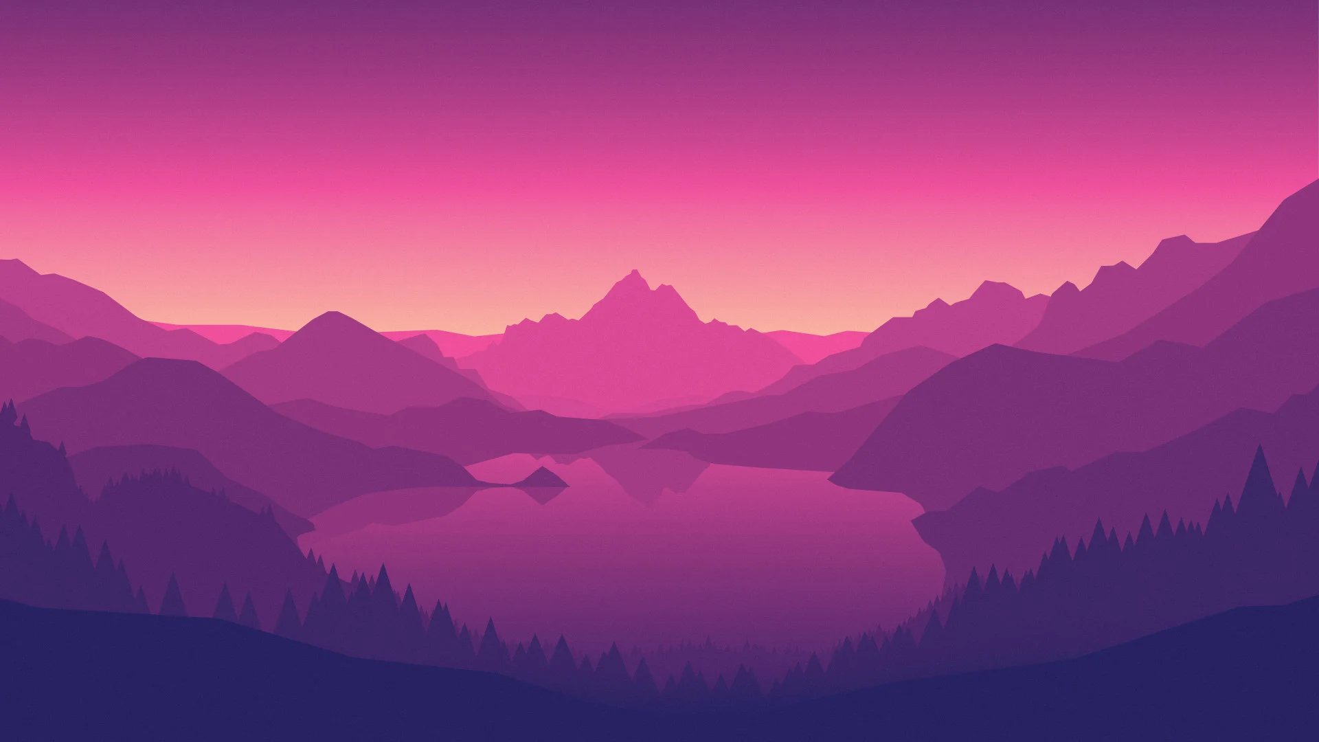 Purple Mountain Wallpaper.