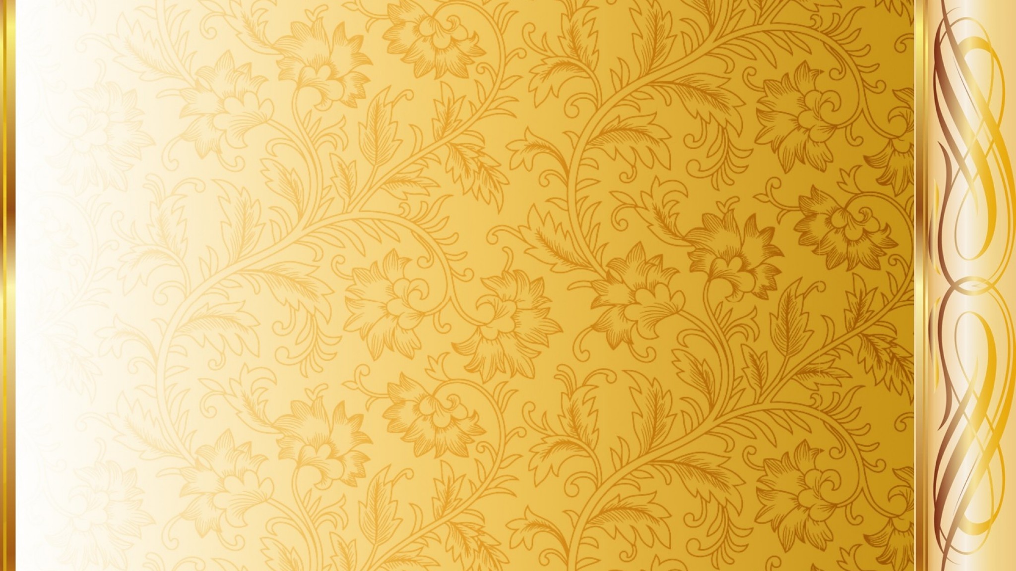 Gold Pattern Wide Wallpaper for Desktop px MB