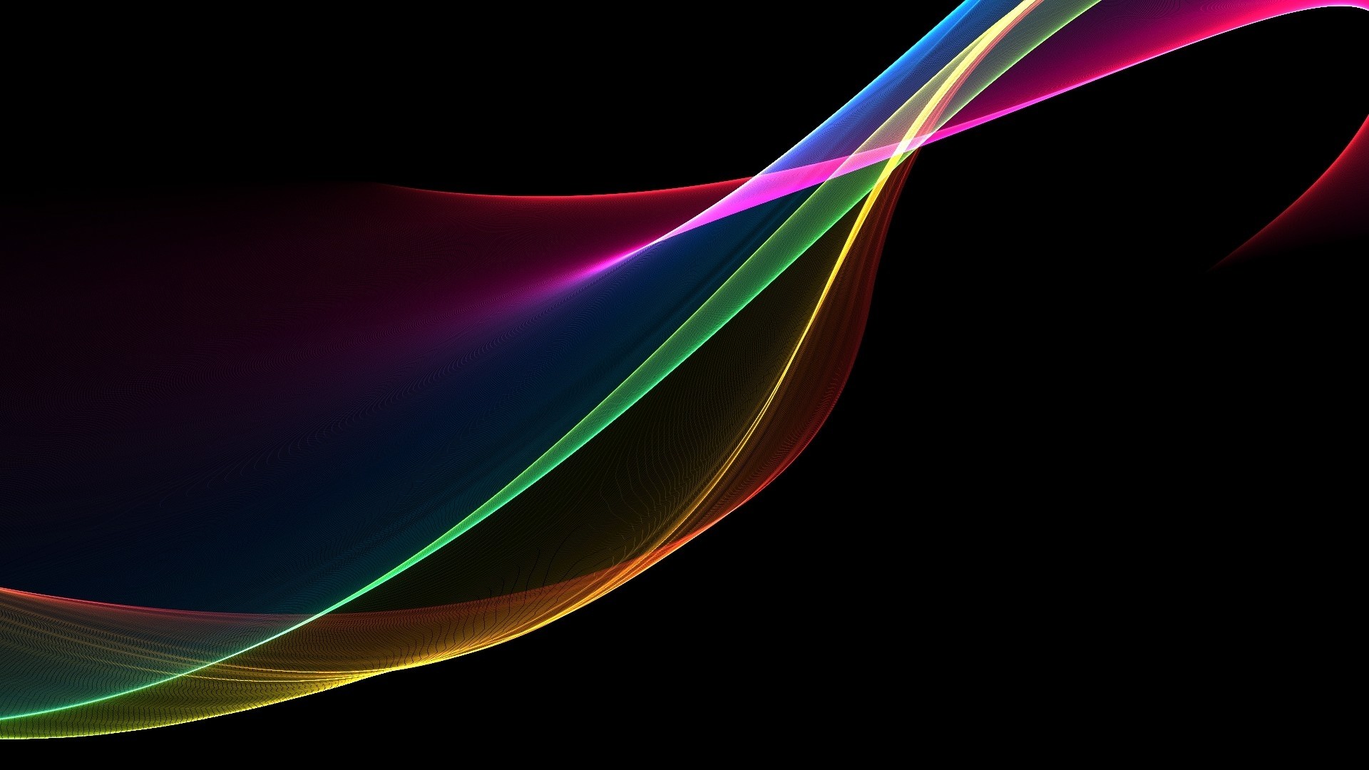 Preview wallpaper smoke, blurred, background, colorful, rainbow 1920×1080