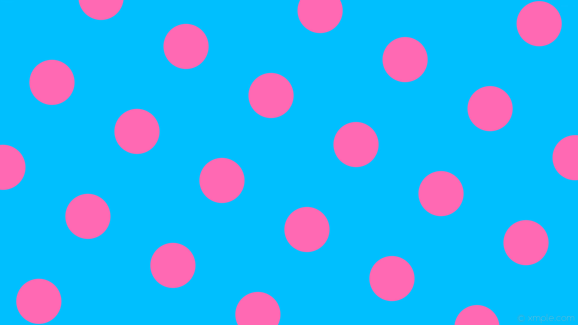 Wallpaper spots blue dots polka pink deep sky blue hot pink bfff #ff69b4 240