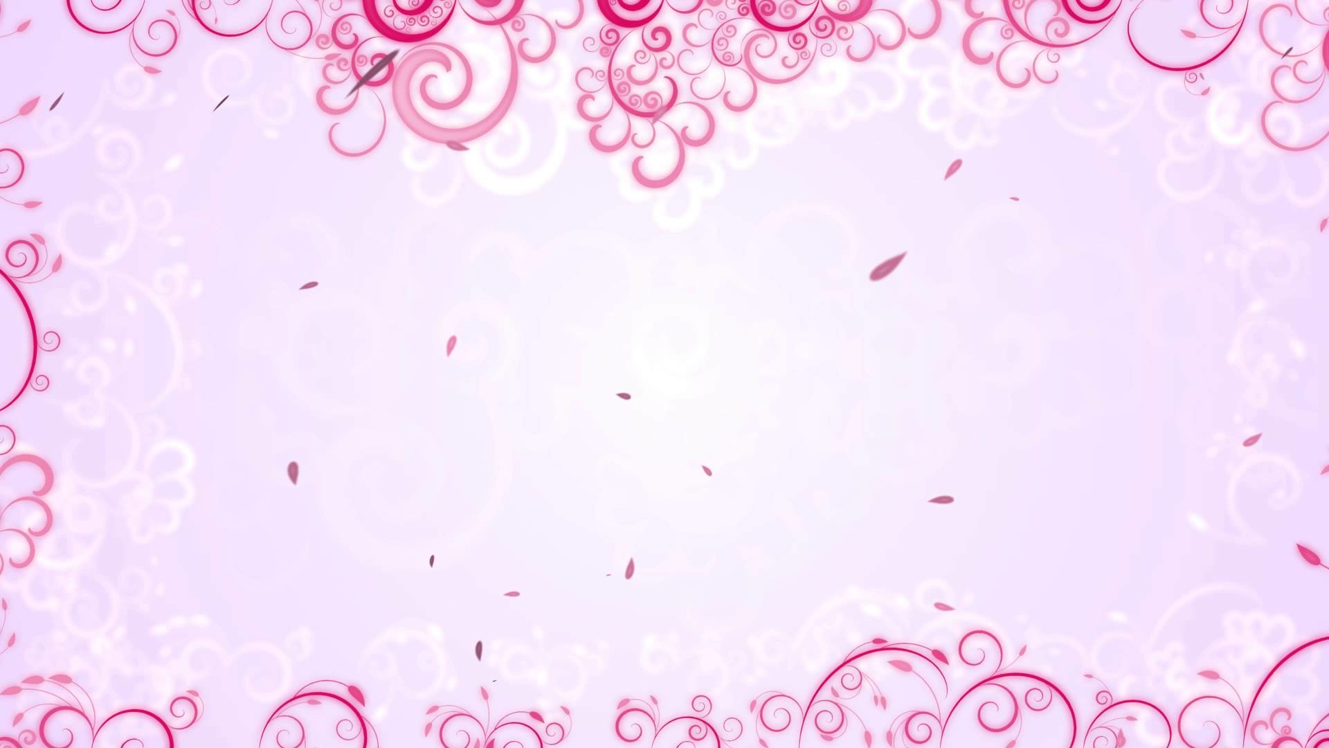 4K White & Pink Floral & Leaves Frame Background UHD Animation AA VFX –  YouTube