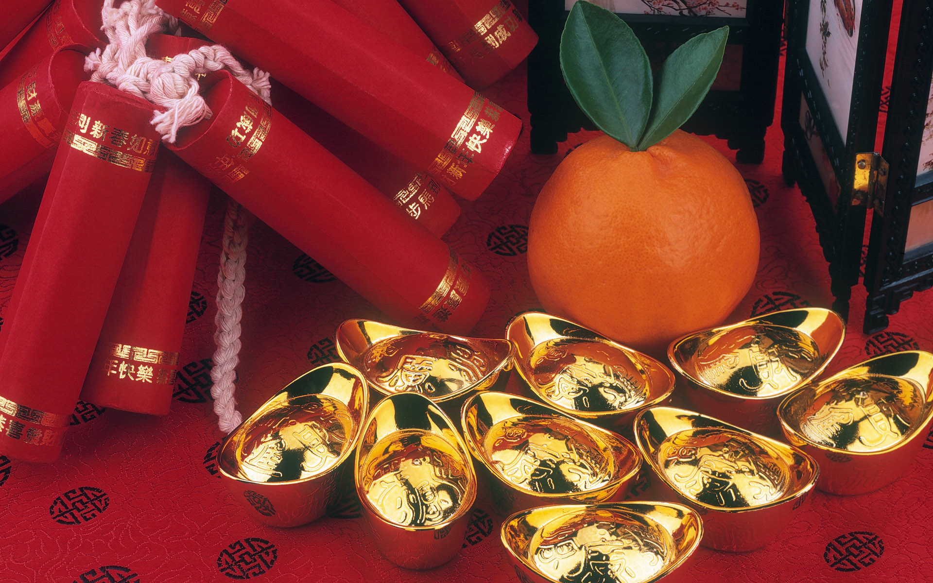 Happy Chinese New Years Decoration Wallpaper