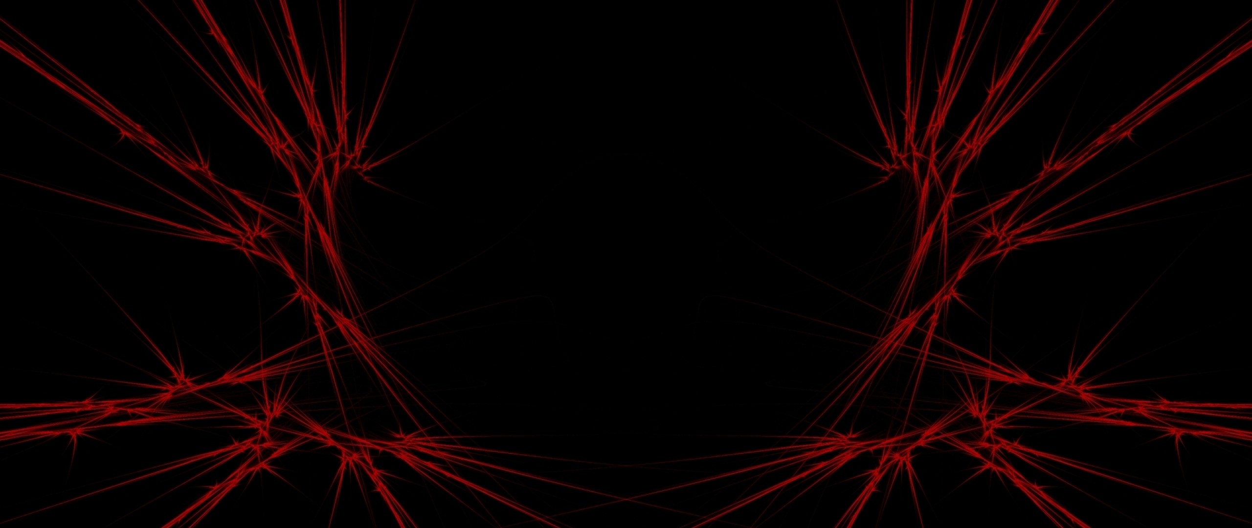 Preview wallpaper red, black, abstract 2560×1080