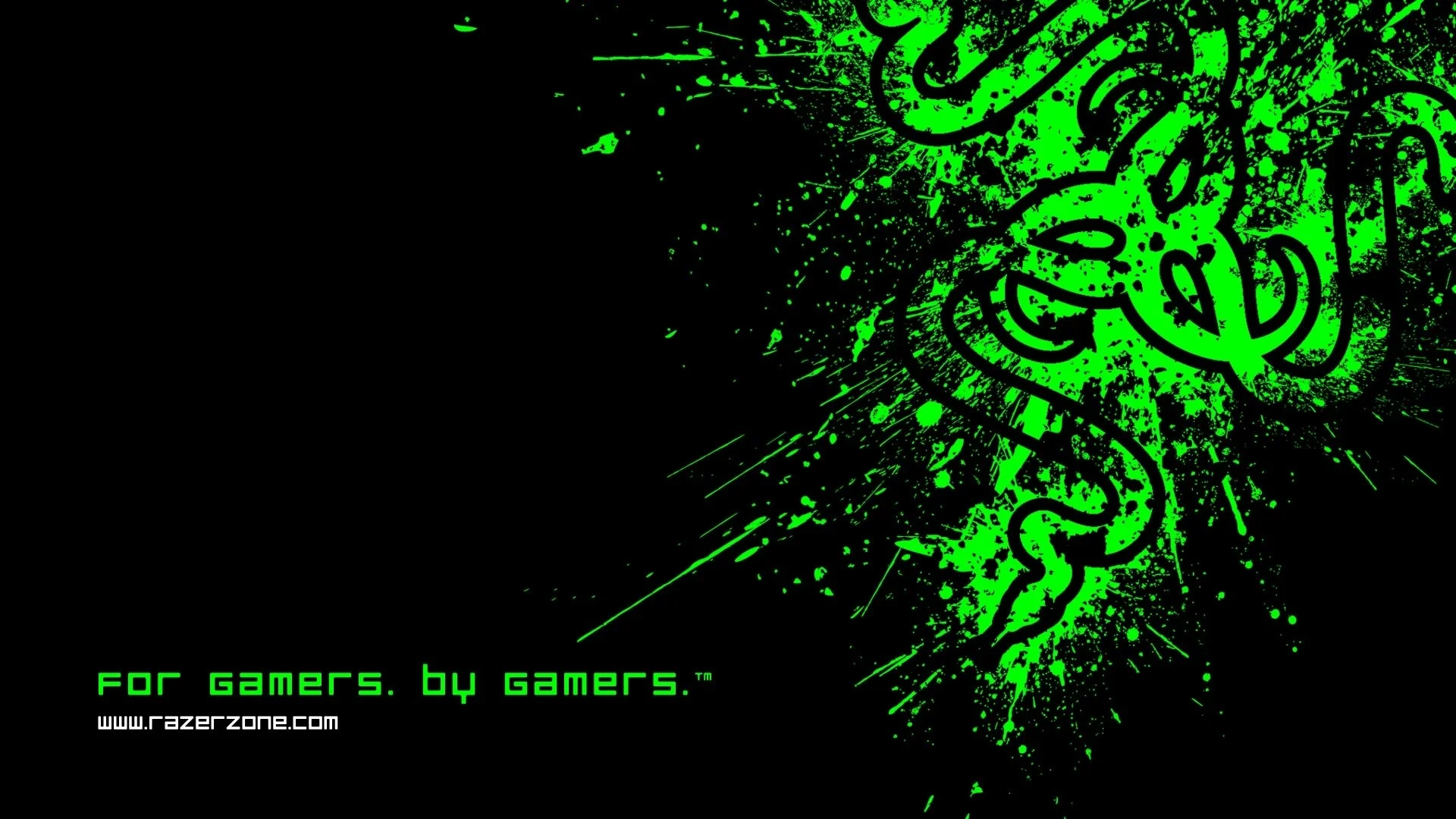 Preview wallpaper razer, symbol, logo, black 1920×1080