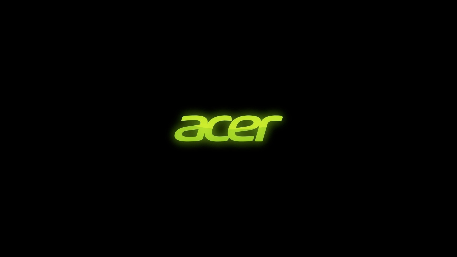 Preview wallpaper acer, firm, green, black 1920×1080