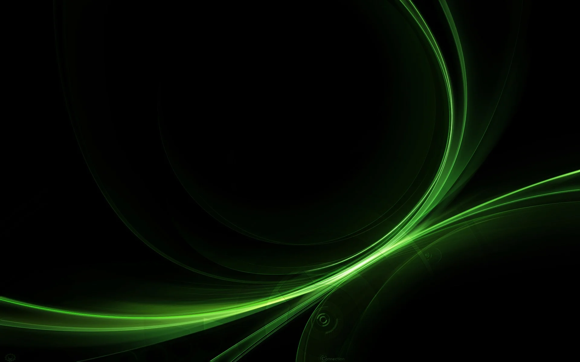green and black background