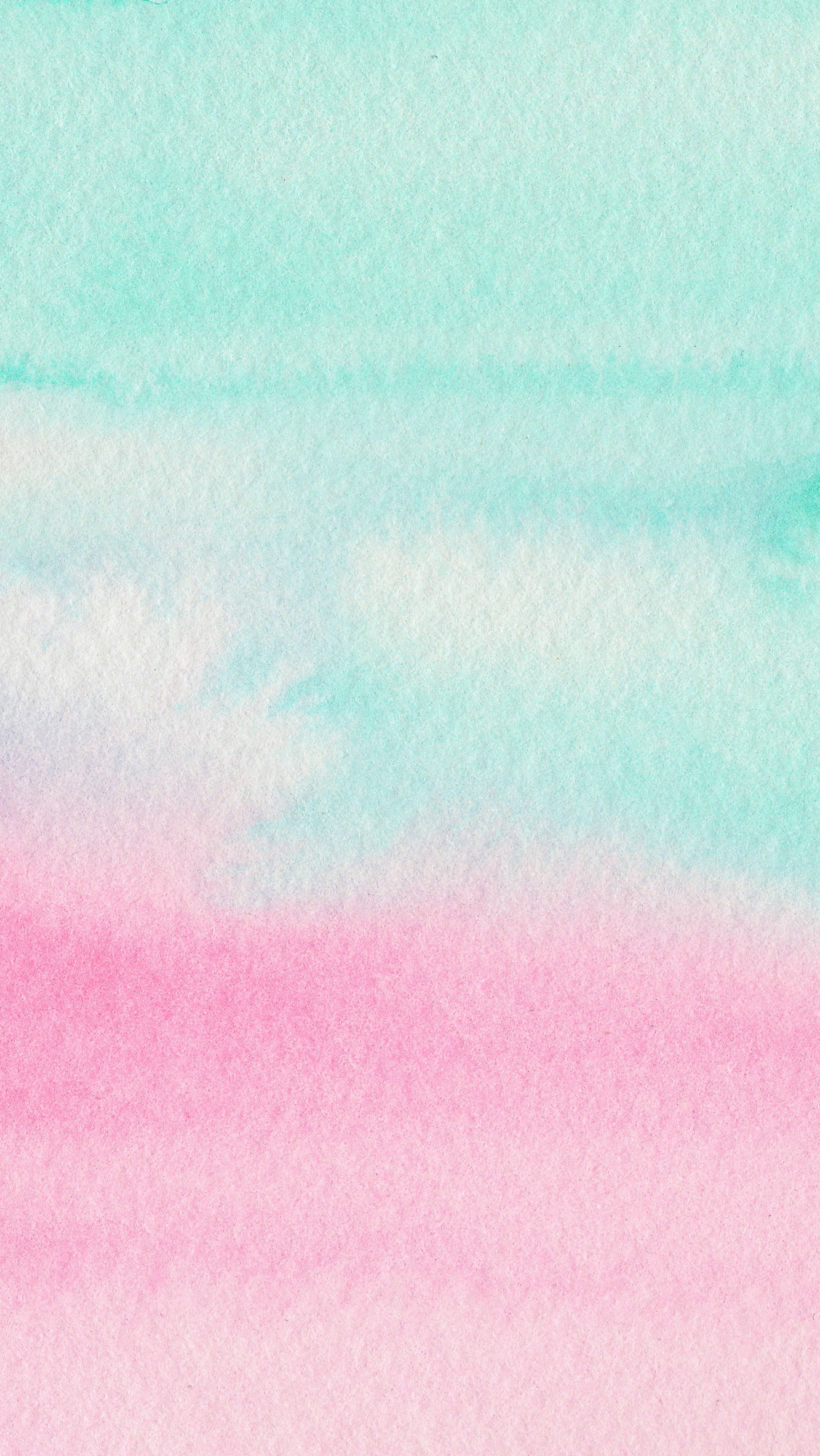 Mint Aqua pink watercolour ombre texture iphone wallpaper phone background lock