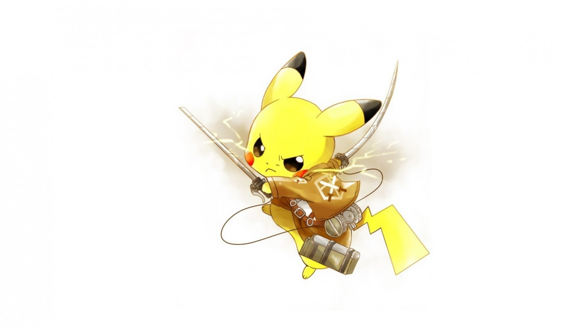 Attack of the Titans Pokemon Pikachu HD Wallpaper
