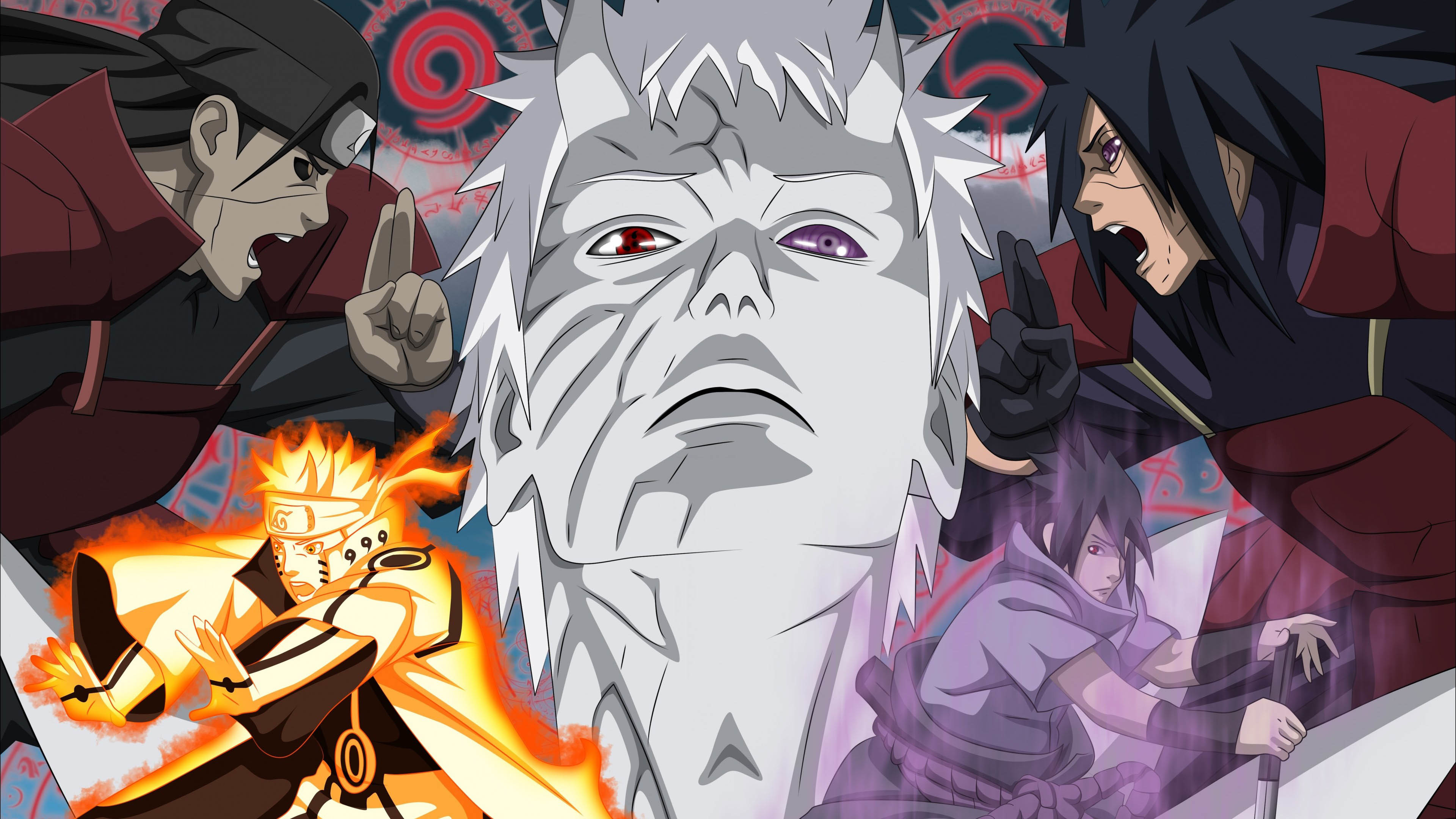 Naruto VS Madara Uchiha wallpaper. 