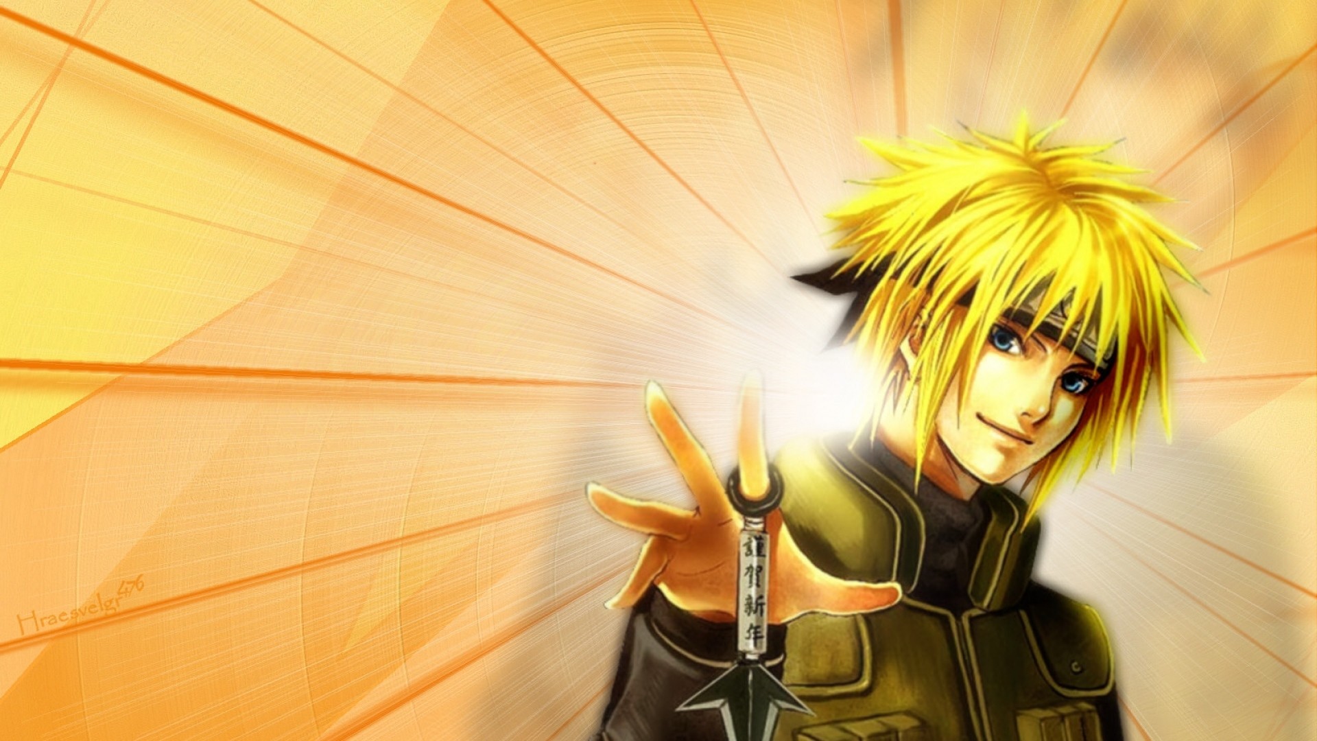 Background Full HD 1080p. Wallpaper anime, uchiha sasuke, naruto, boy, blond, smile, light