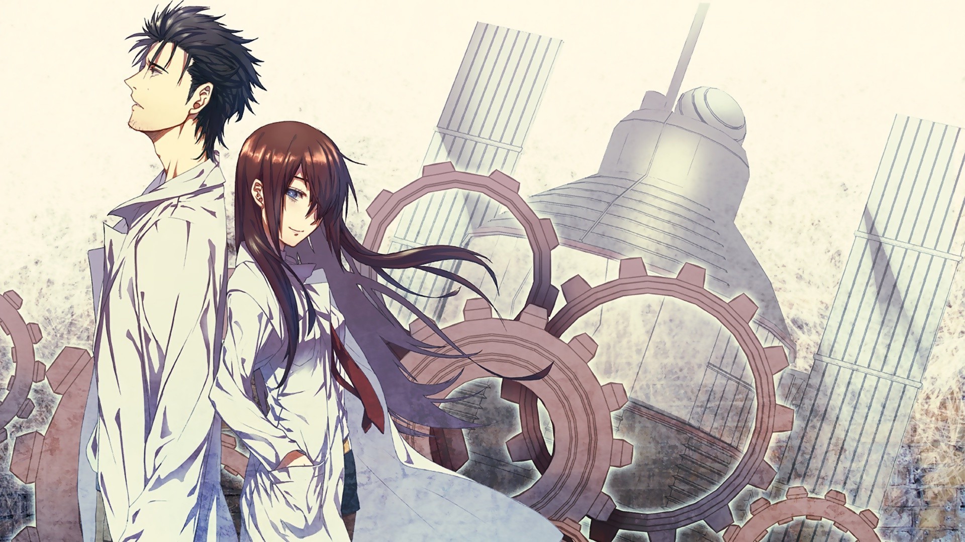 SteinsGate, Okabe Rintarou, Makise Kurisu, Anime Wallpapers HD / Desktop and Mobile Backgrounds