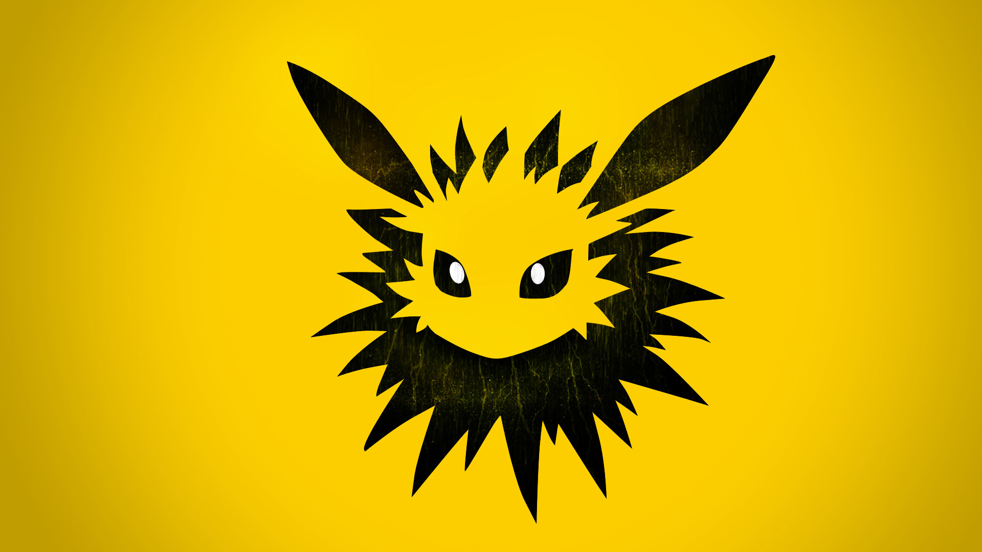 Jolteon wallpaper I made for a friend