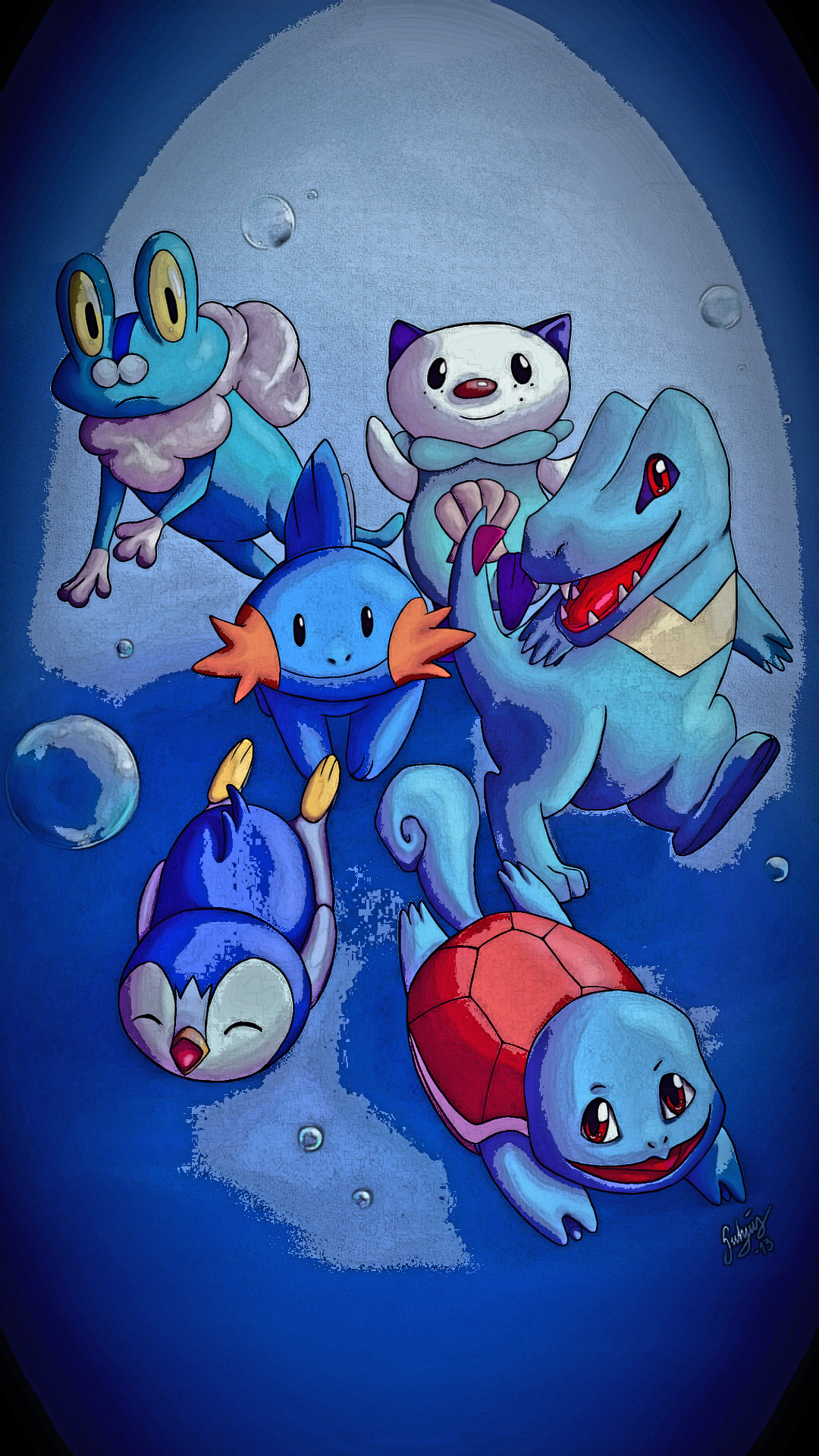 Pokemon phone wallpaper for 2 / 28 / 15 is here. I apoligize for and late requests. If you want a pokemon on your phone, let me know, and Ill make it for you