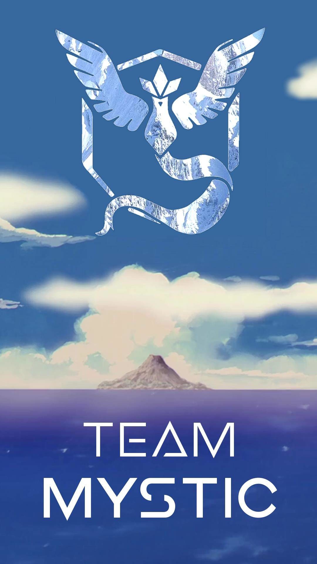 Pokemon Go Team Mystic Phone Wallpaper