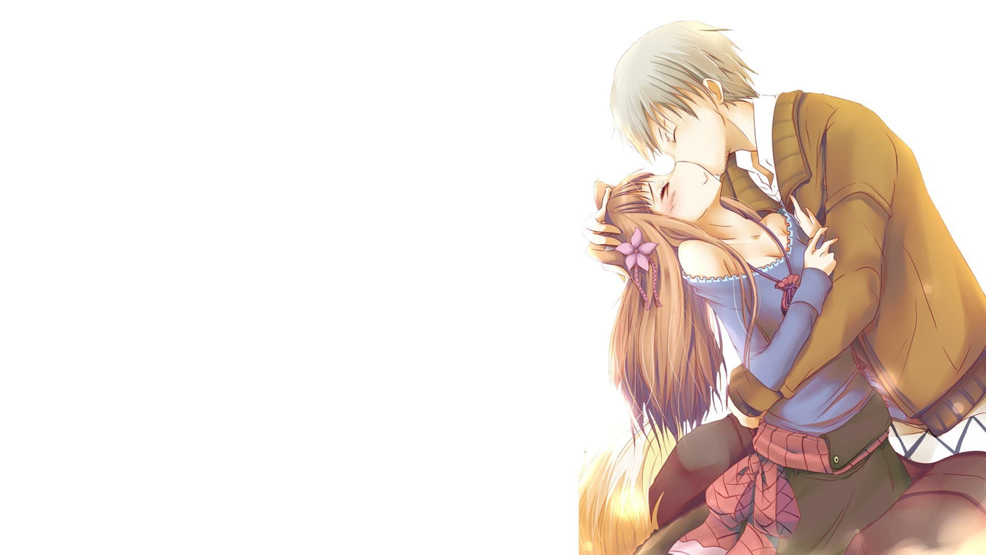Spice And Wolf – Kraft Lawrence With Holo kissing