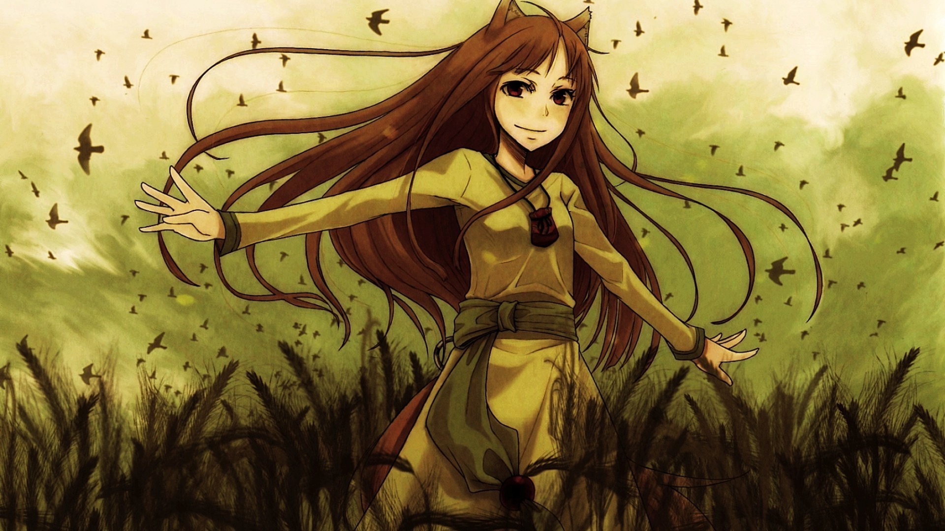 Anime, Anime Girls, Spice And Wolf, Holo, Kitsunemimi Wallpapers HD / Desktop and Mobile Backgrounds