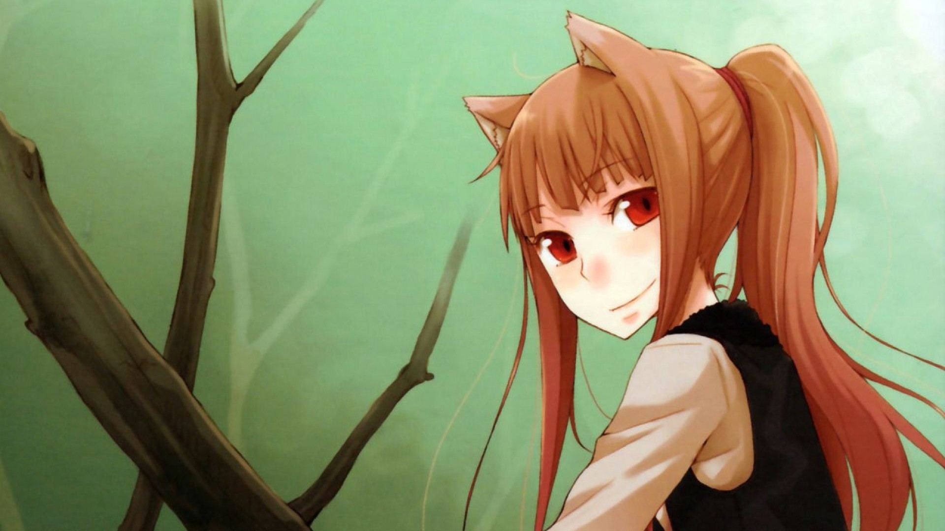 Girl, smile, spice wolf