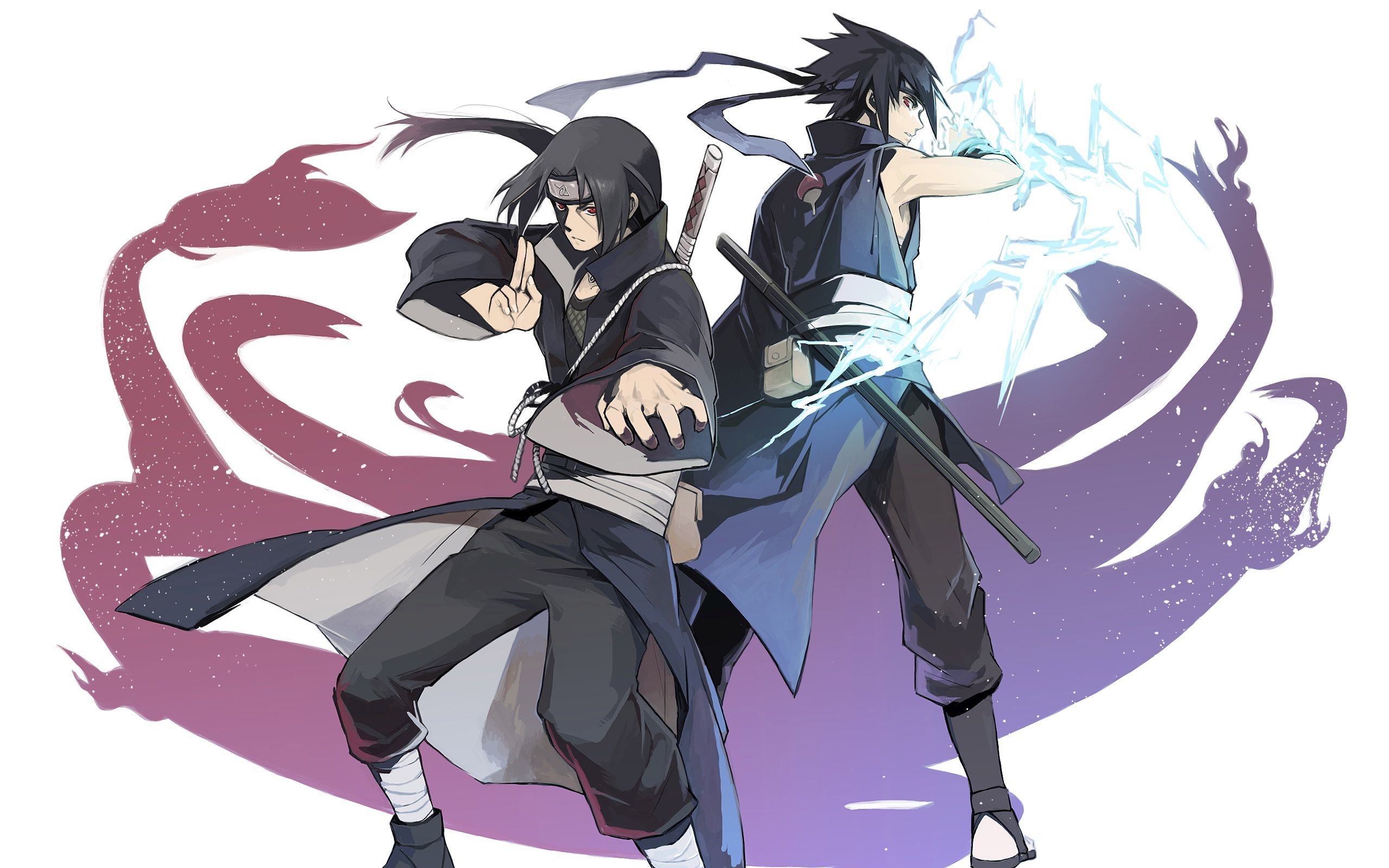 Uchiha and Sasuke Uchiha – Naruto HD Wallpaper 2560×1600