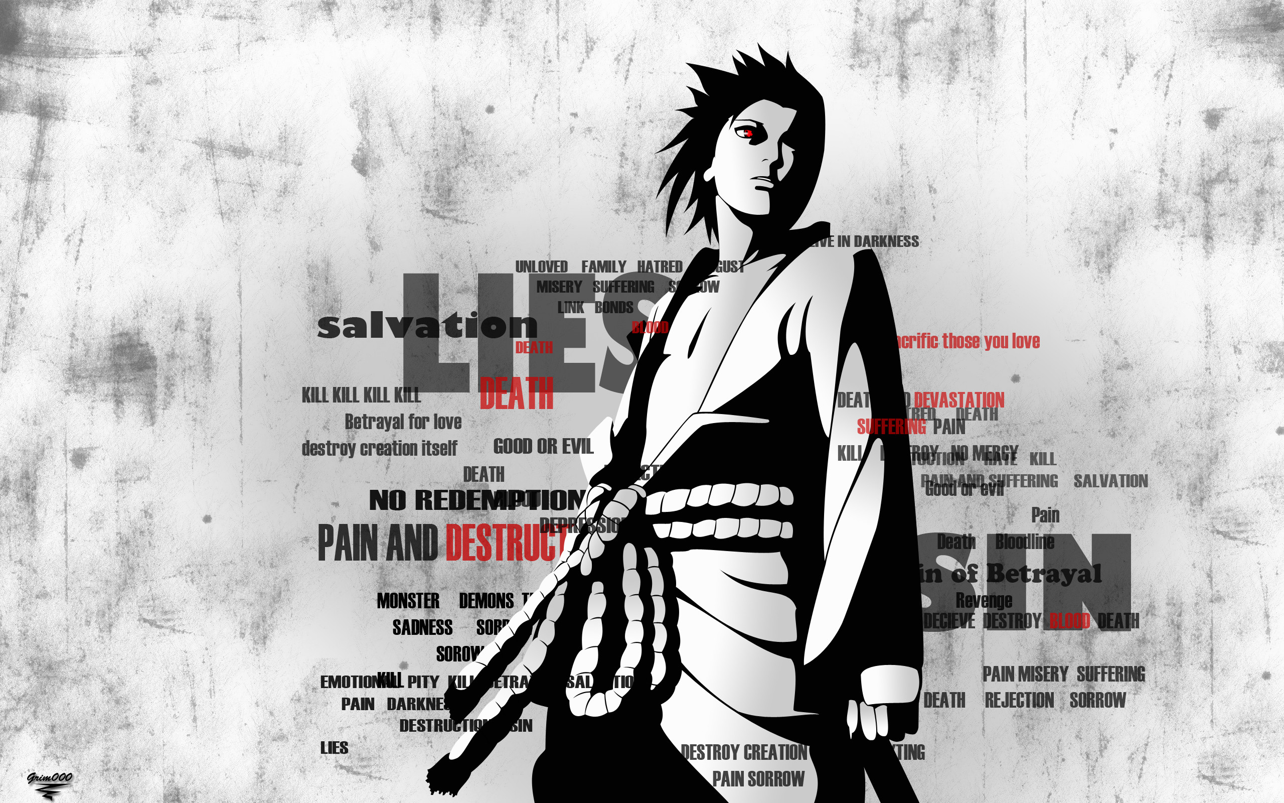 Naruto shippuden uchiha sasuke 2560×1600