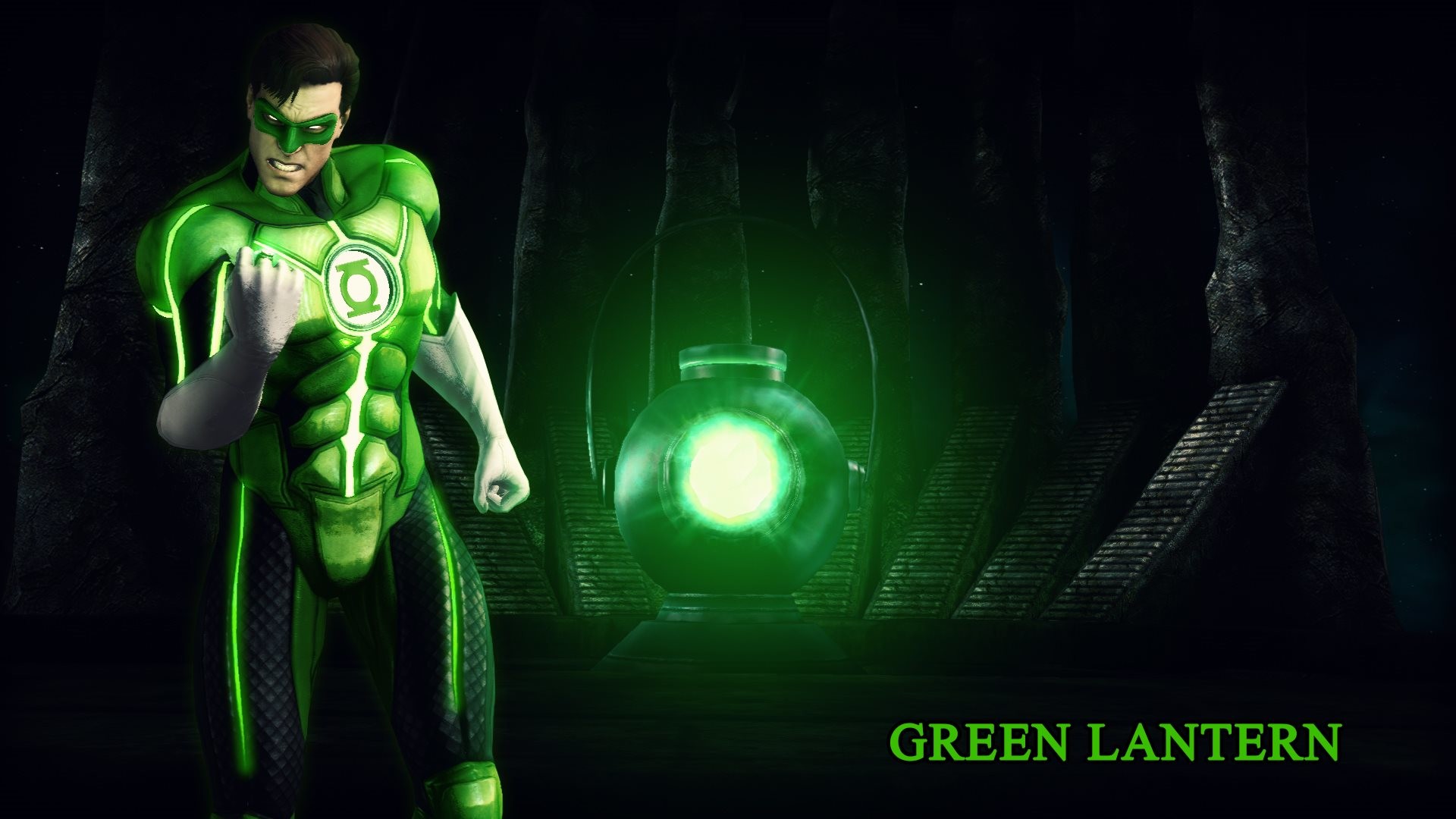 In the 3rd wallpaper is Green Lantern from Injustice – Gods Among Us