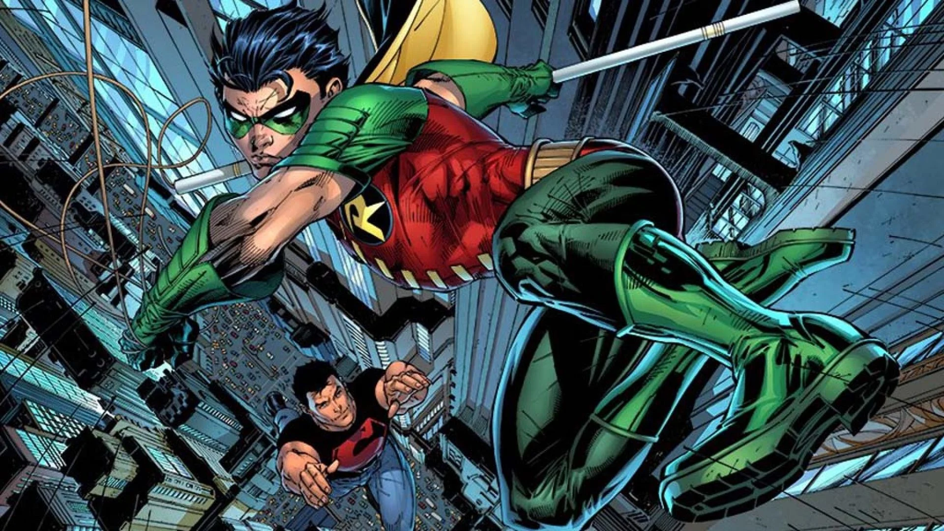 Dc comics robin superboy teen titans young justice wallpaper HQ